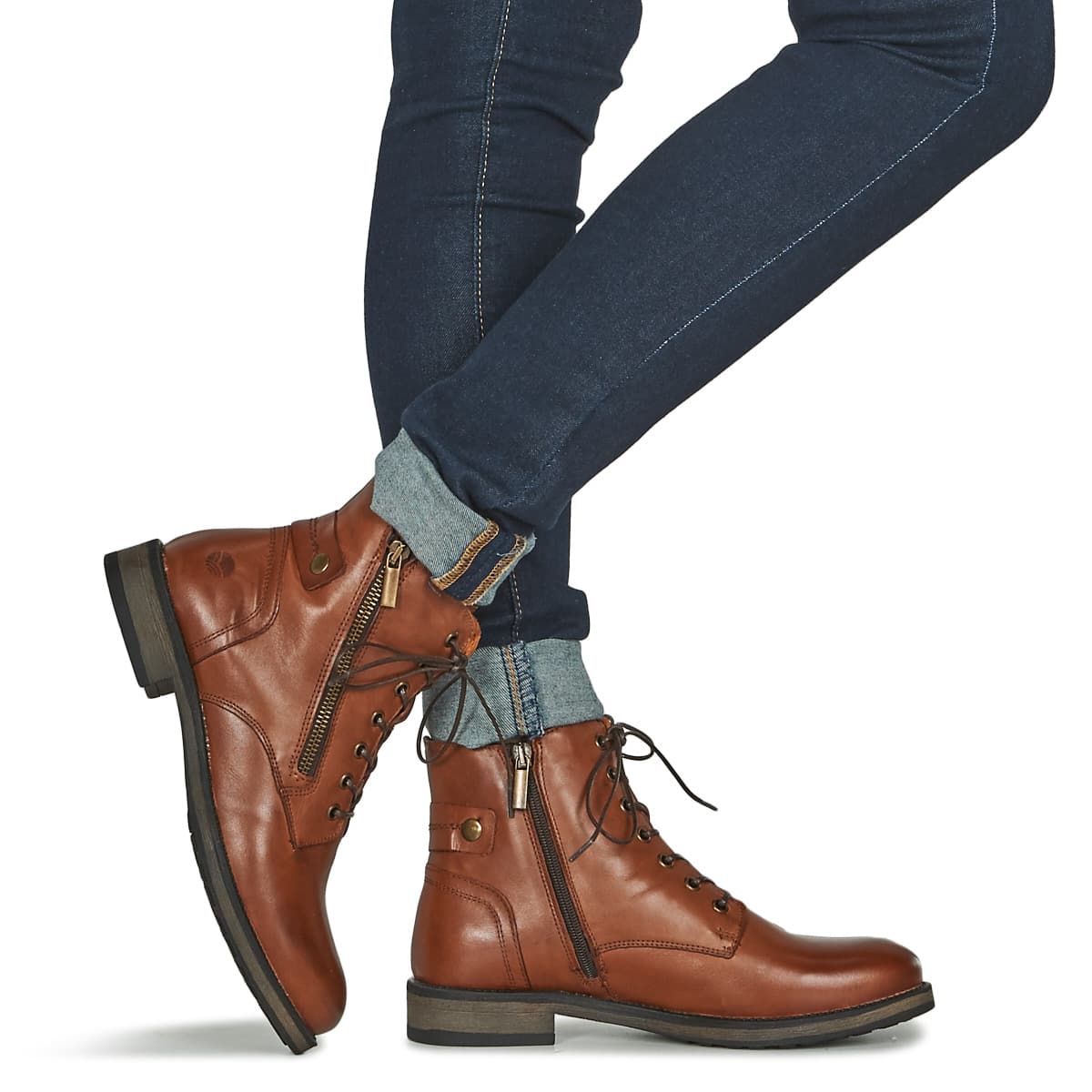 Women's Boots Casual Attitude Brown