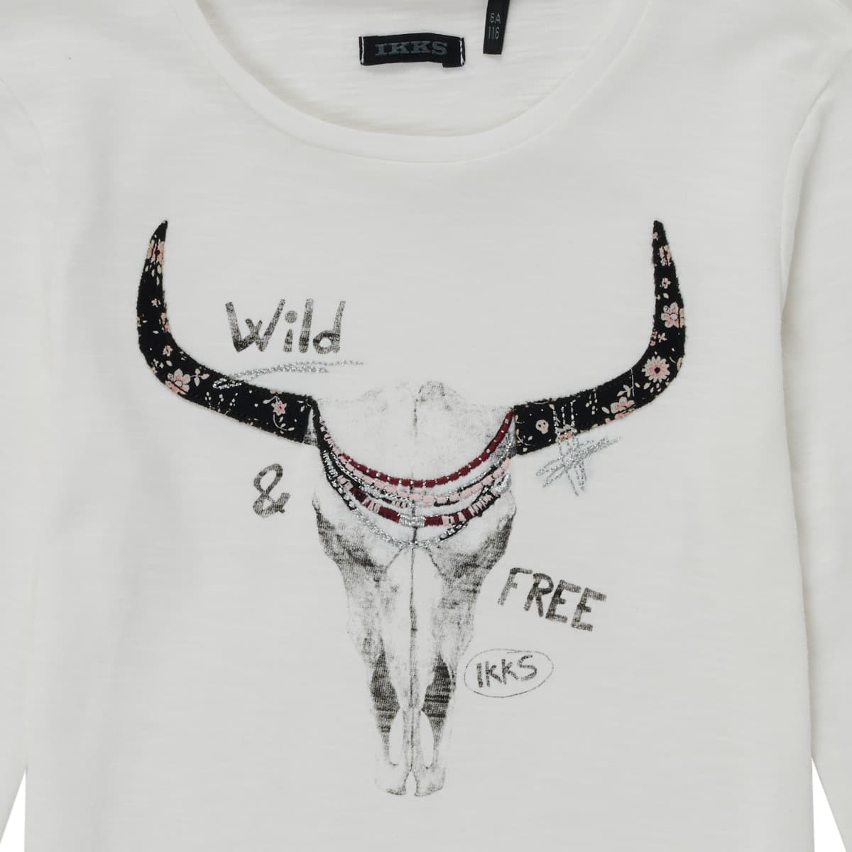 Girls' T-Shirts Ikks White