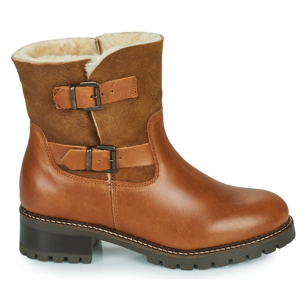 Women's Ankle Boots Maison Minelli Brown