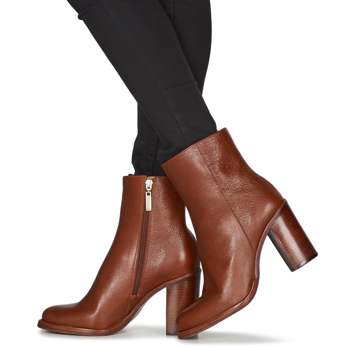 Women's Ankle Boots Maison Minelli Brown