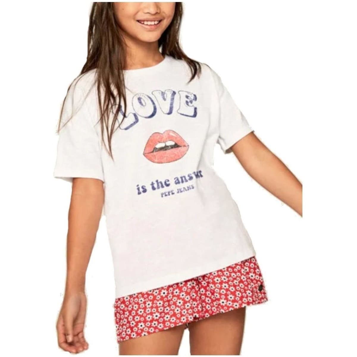 Girls' T-Shirts Pepe Jeans White