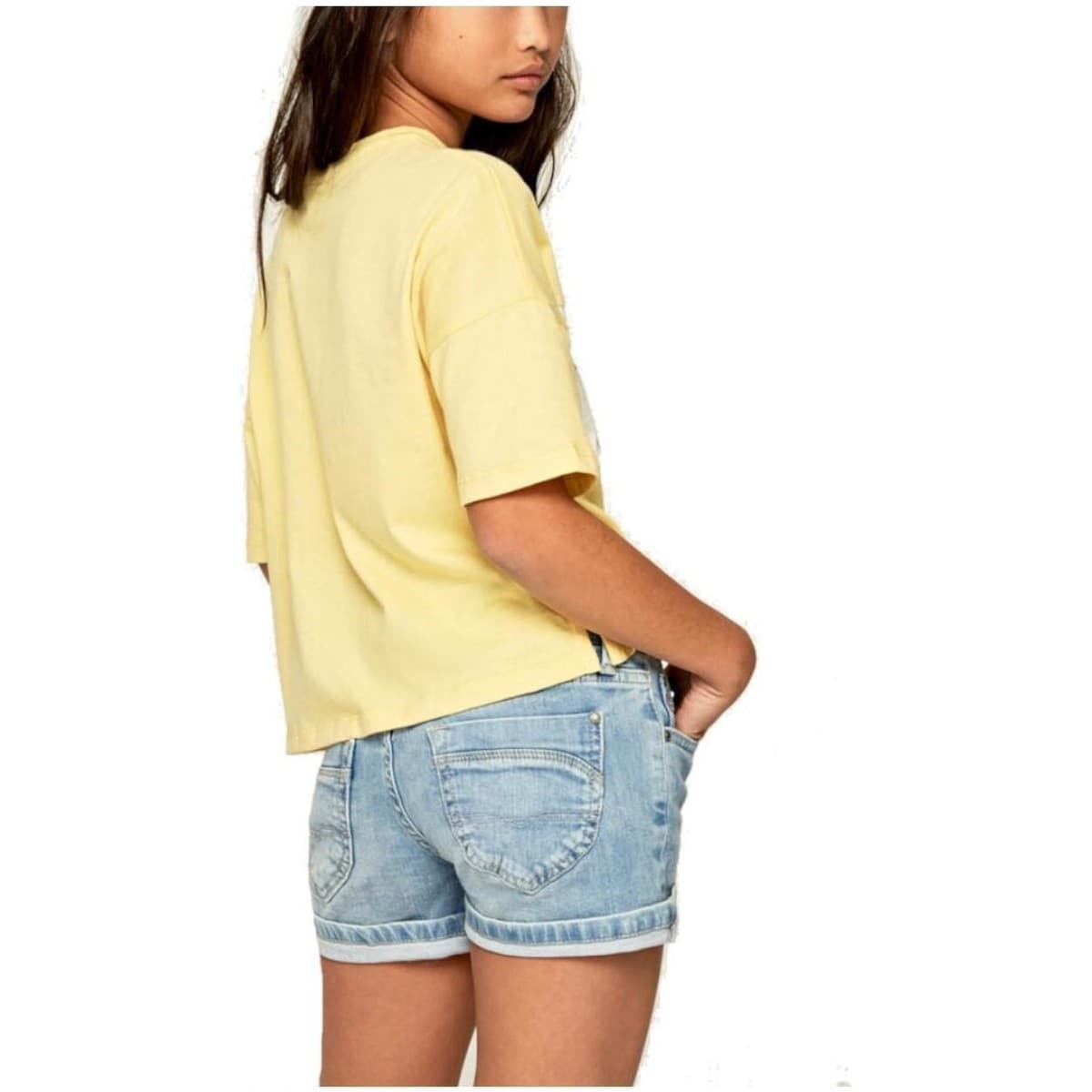 Girls' T-Shirts Pepe Jeans Yellow