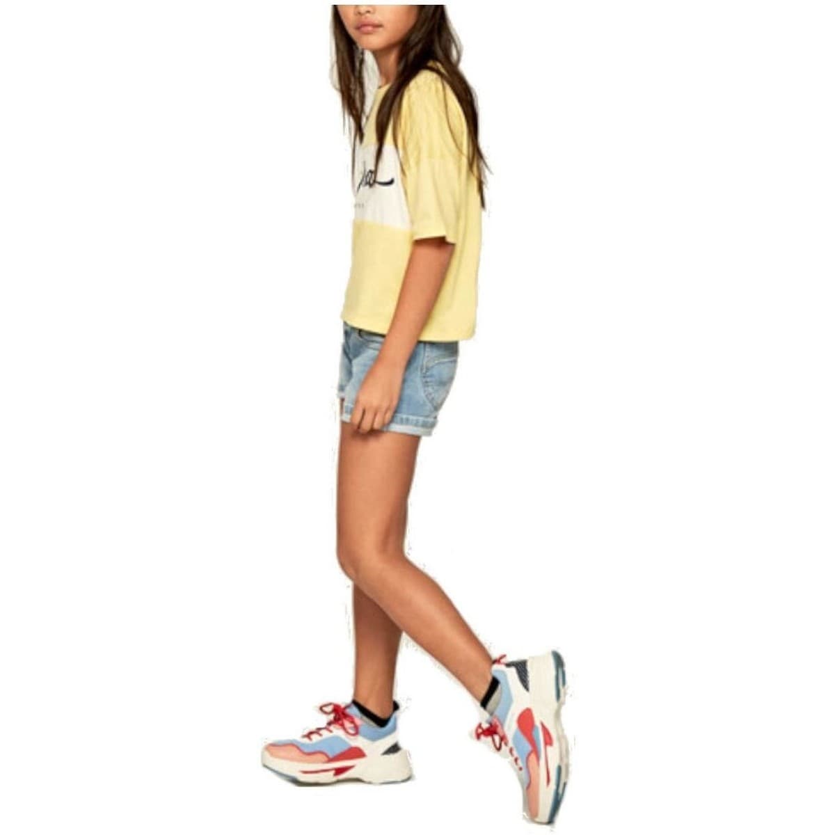Girls' T-Shirts Pepe Jeans Yellow