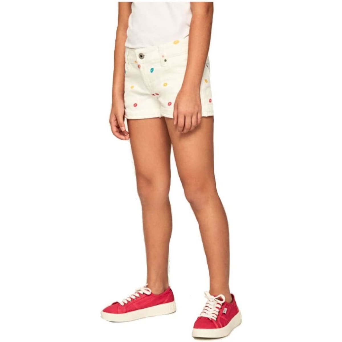 Girls' Shorts Pepe Jeans White