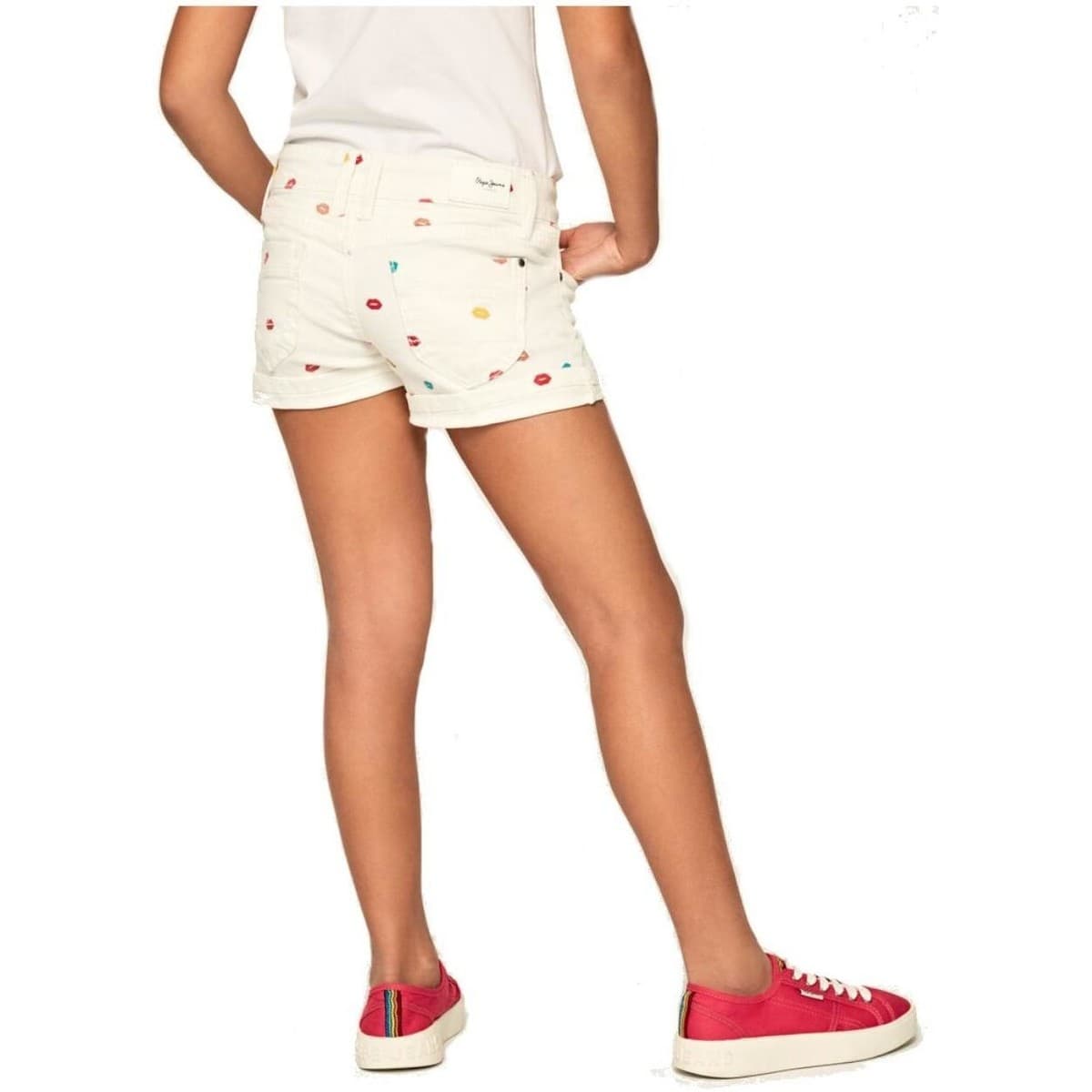 Girls' Shorts Pepe Jeans White