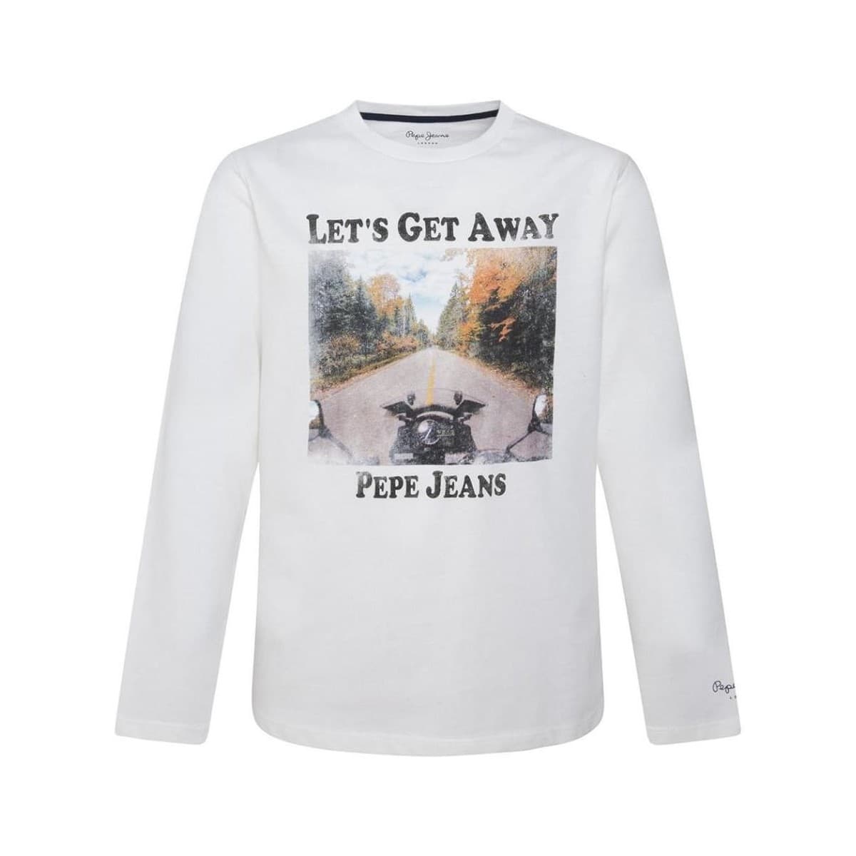 Boys' T-Shirts Pepe Jeans White