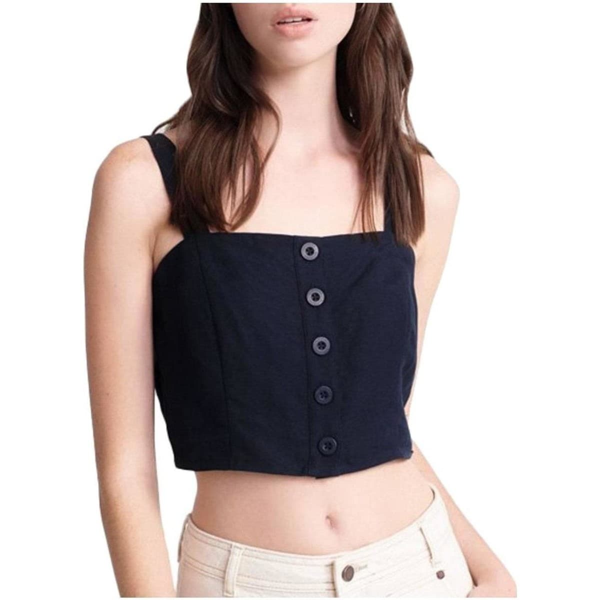 Women's T-Shirts Superdry Blue