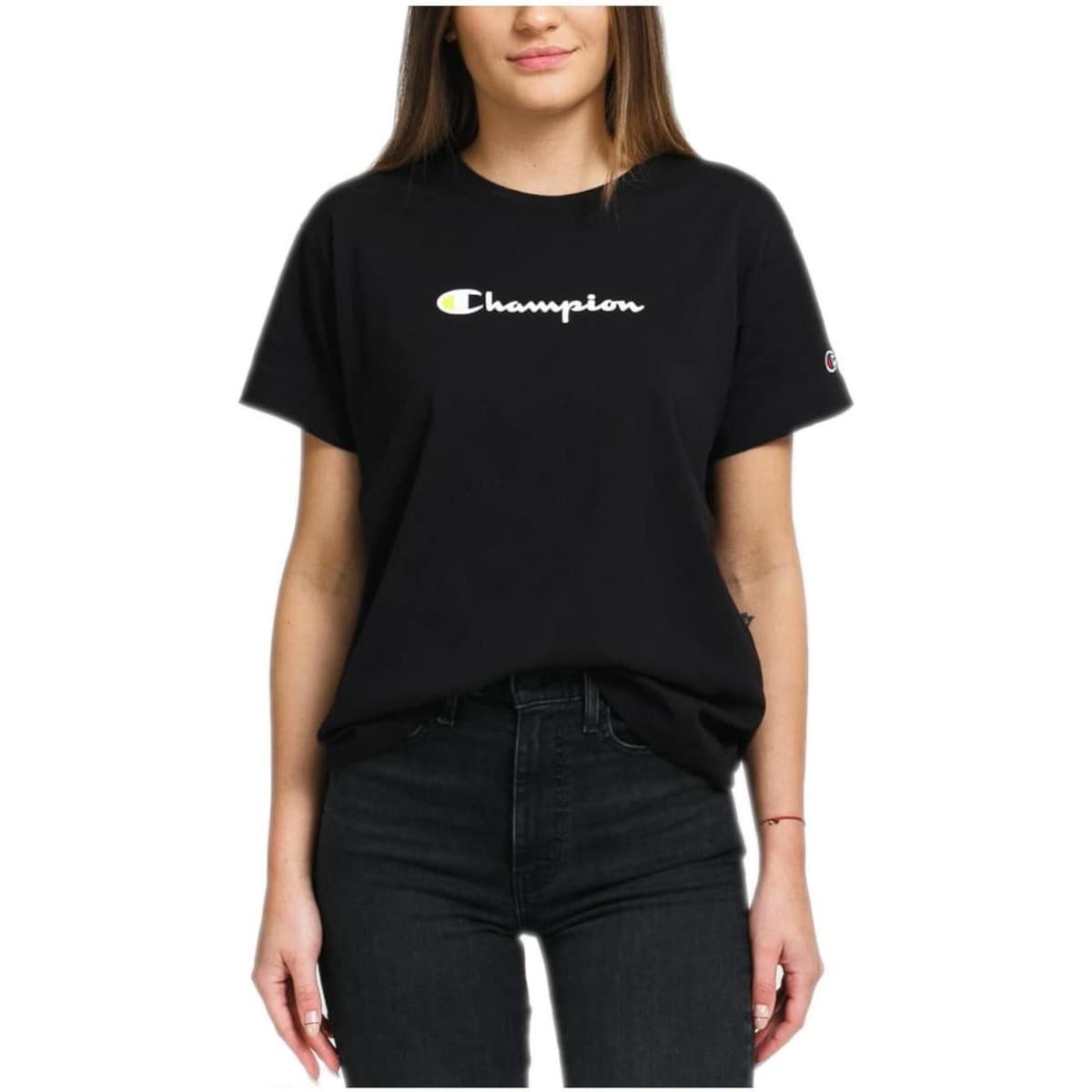 Women's T-Shirts Champion Black