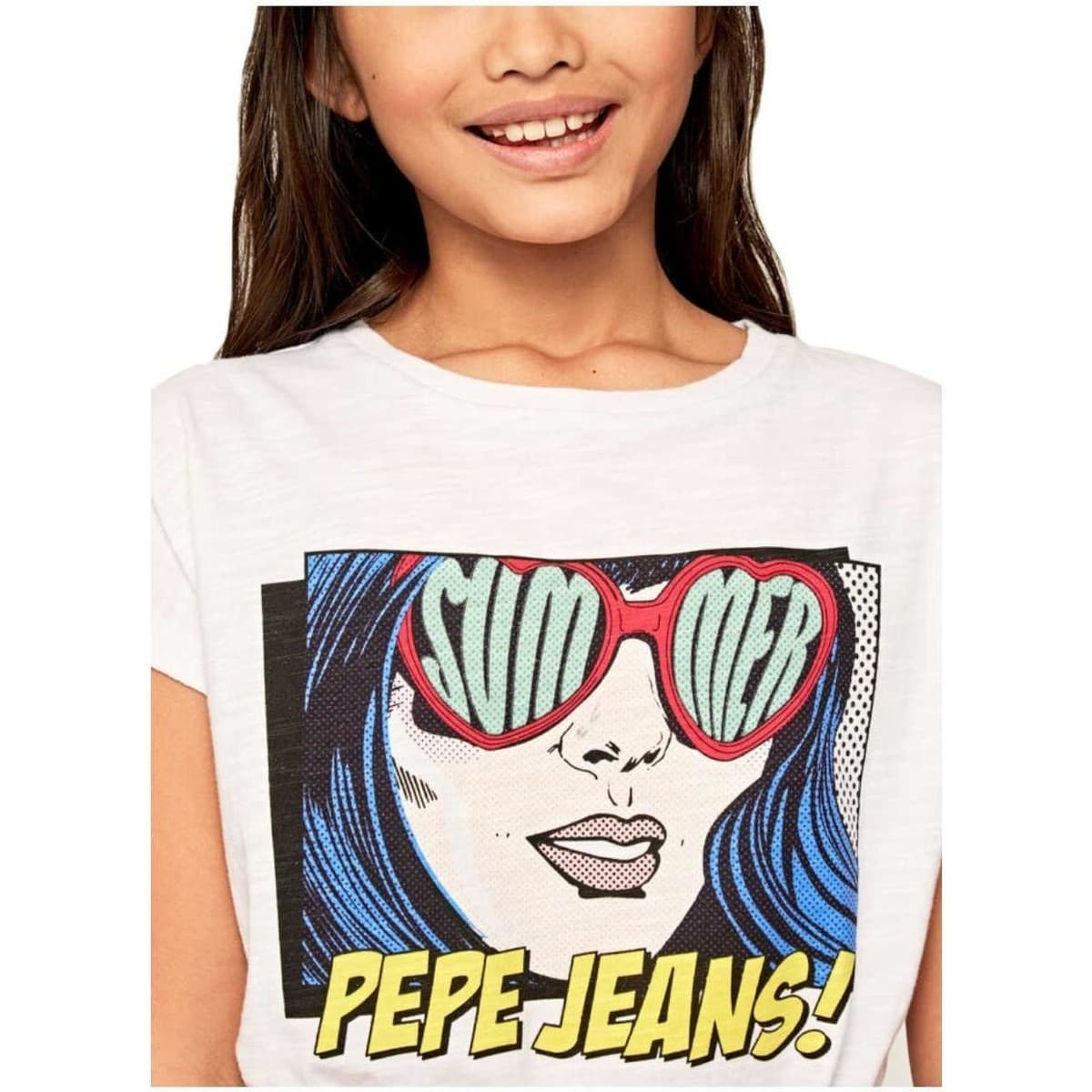 Girls' T-Shirts Pepe Jeans White