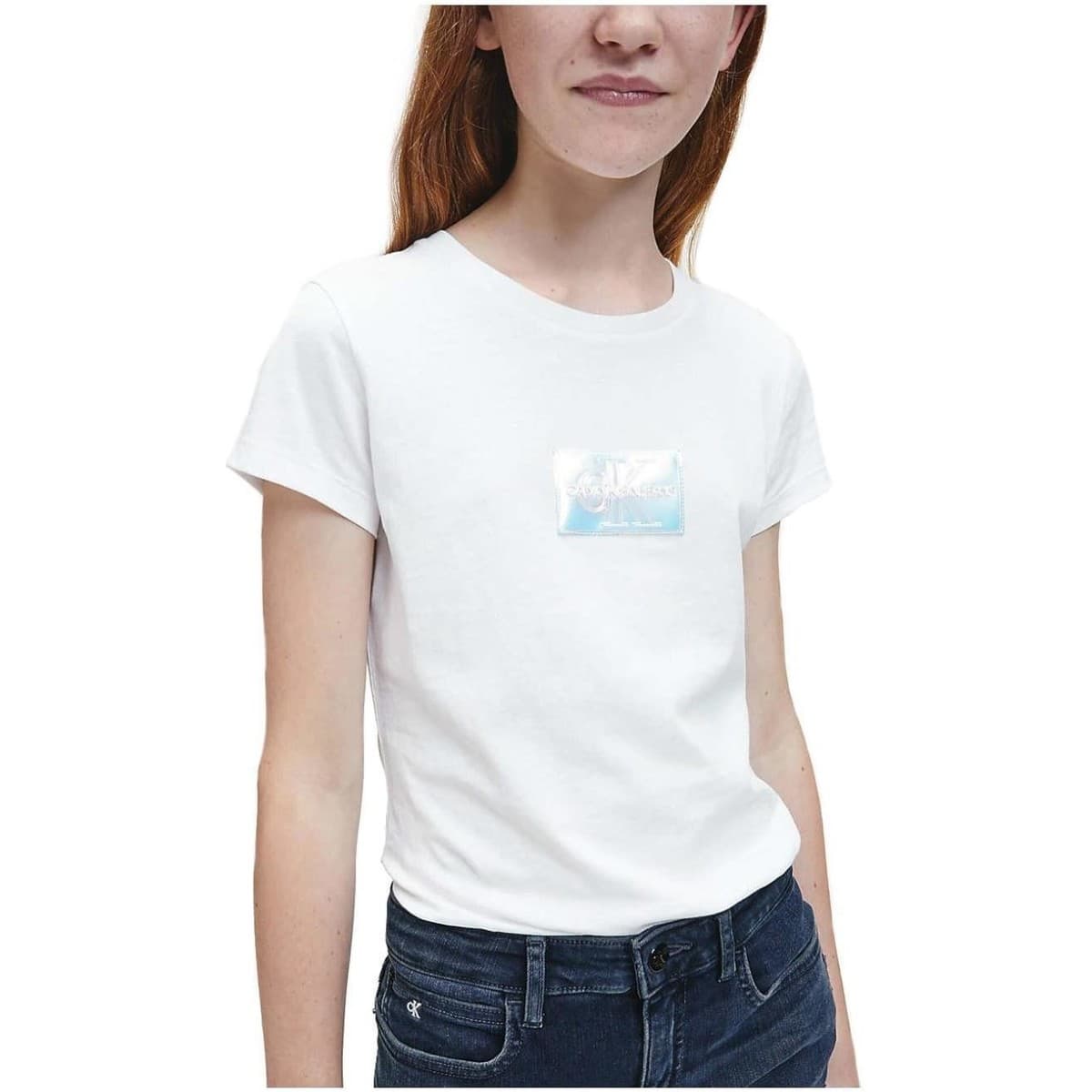Girls' T-Shirts Calvin Klein White