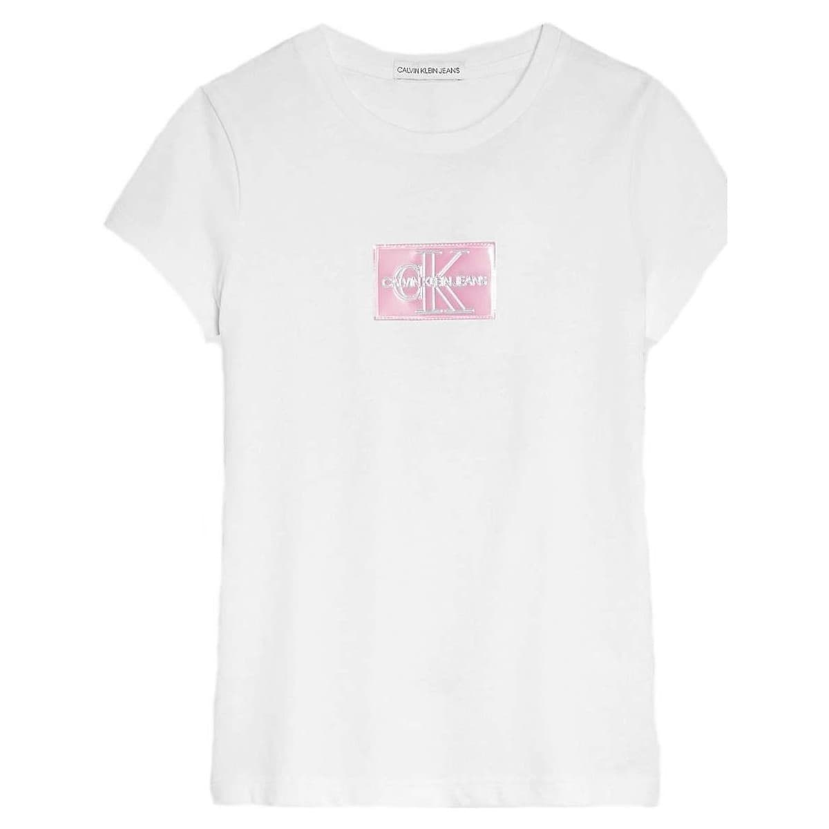 Girls' T-Shirts Calvin Klein White