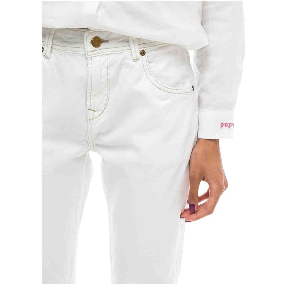 Women's Jeans Pepe Jeans White