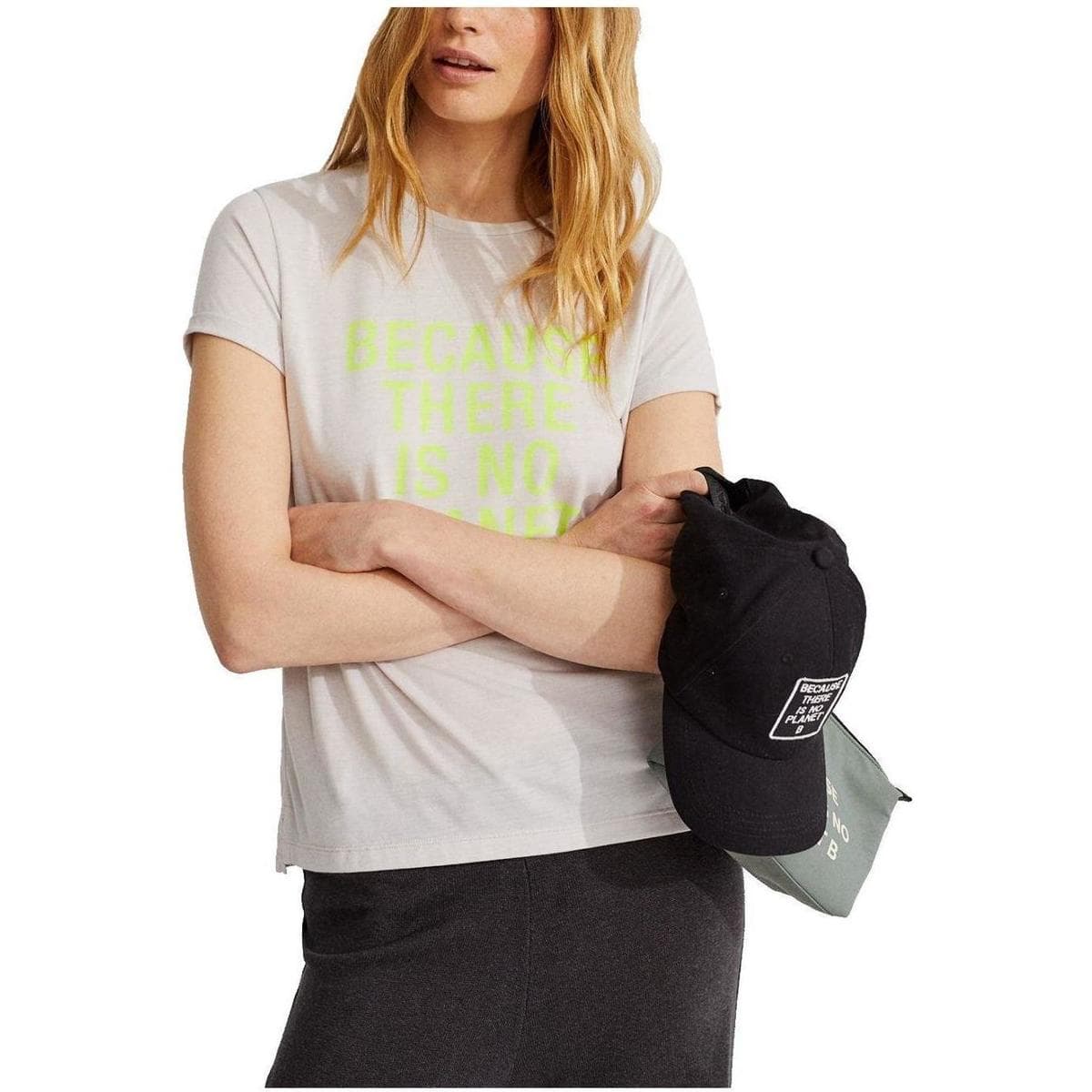 Women's T-Shirts Ecoalf Gray