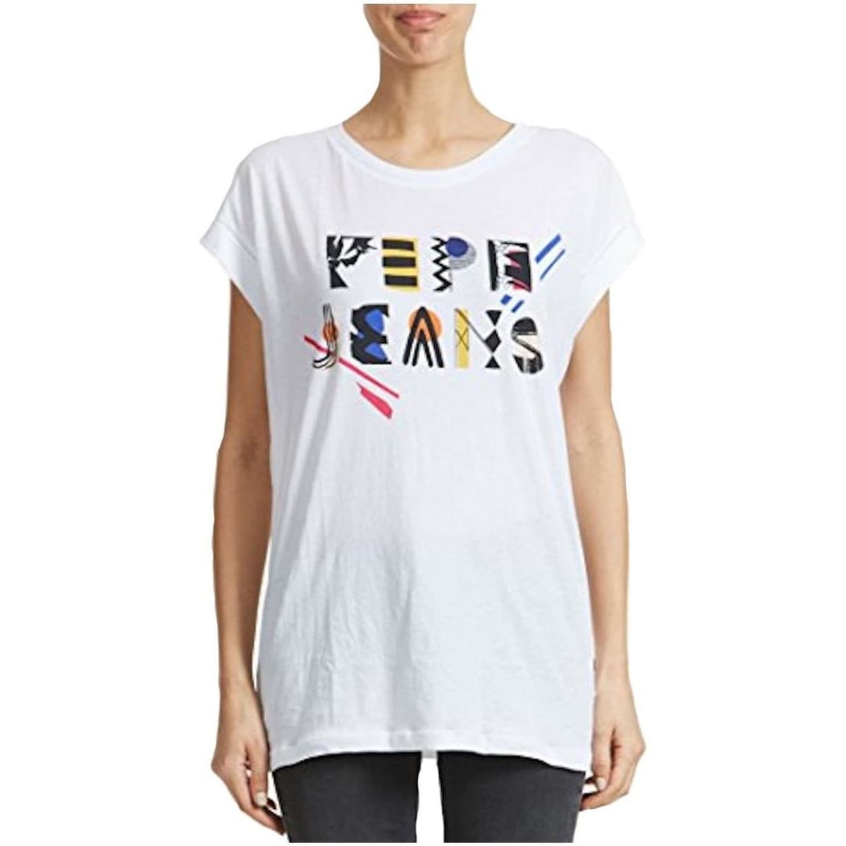 Women's T-Shirts Pepe Jeans White