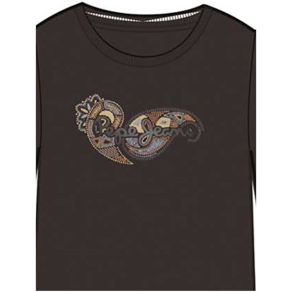 Women's T-Shirts Pepe Jeans Black
