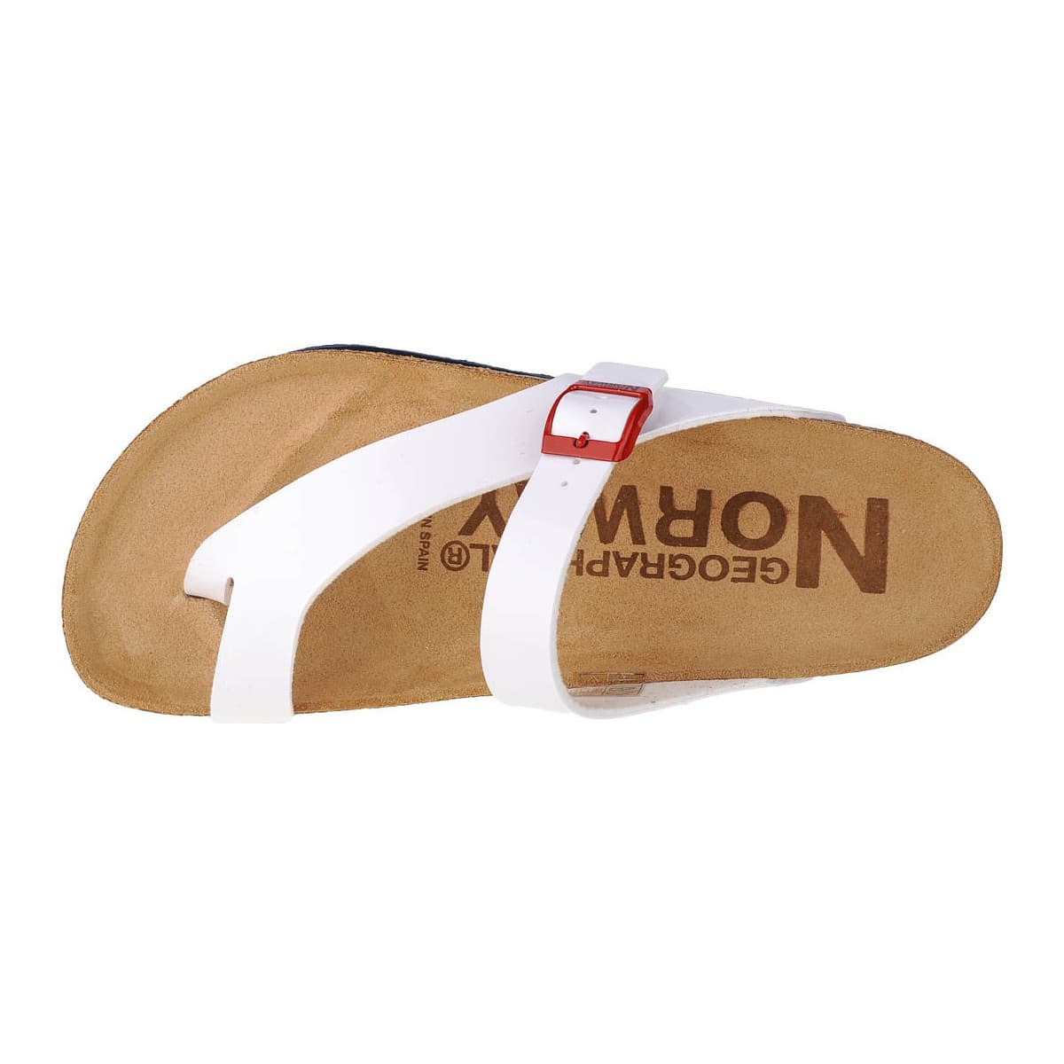 Women's Flip Flops Geographical Norway White