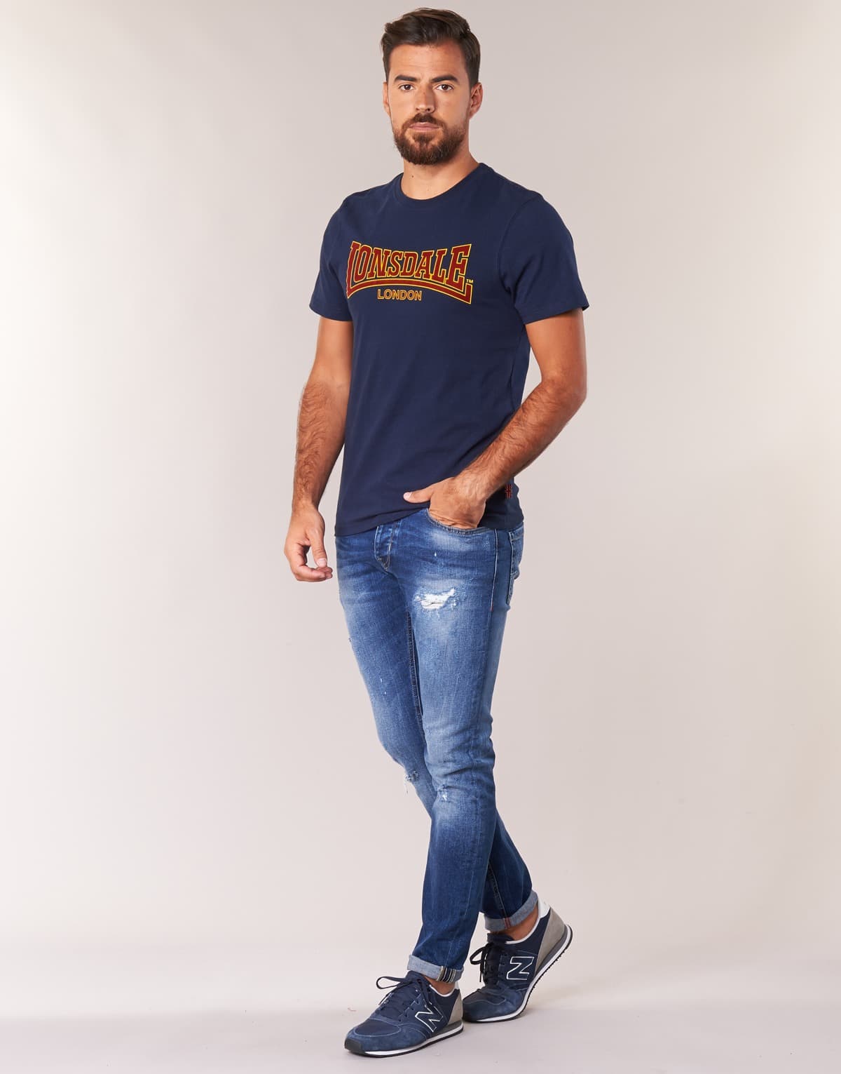 Men's T-Shirts Lonsdale Blue