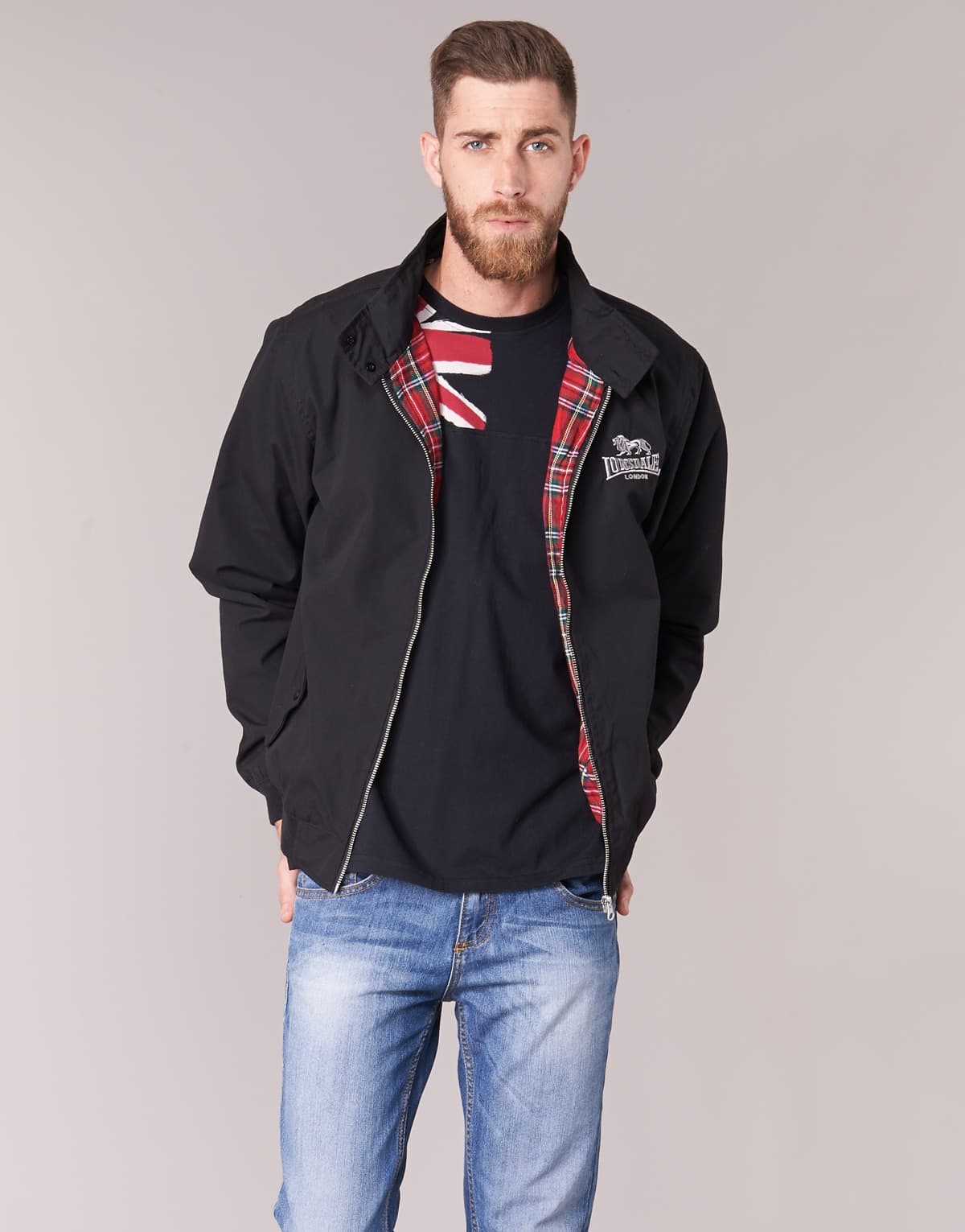 Men's Jackets Lonsdale Black