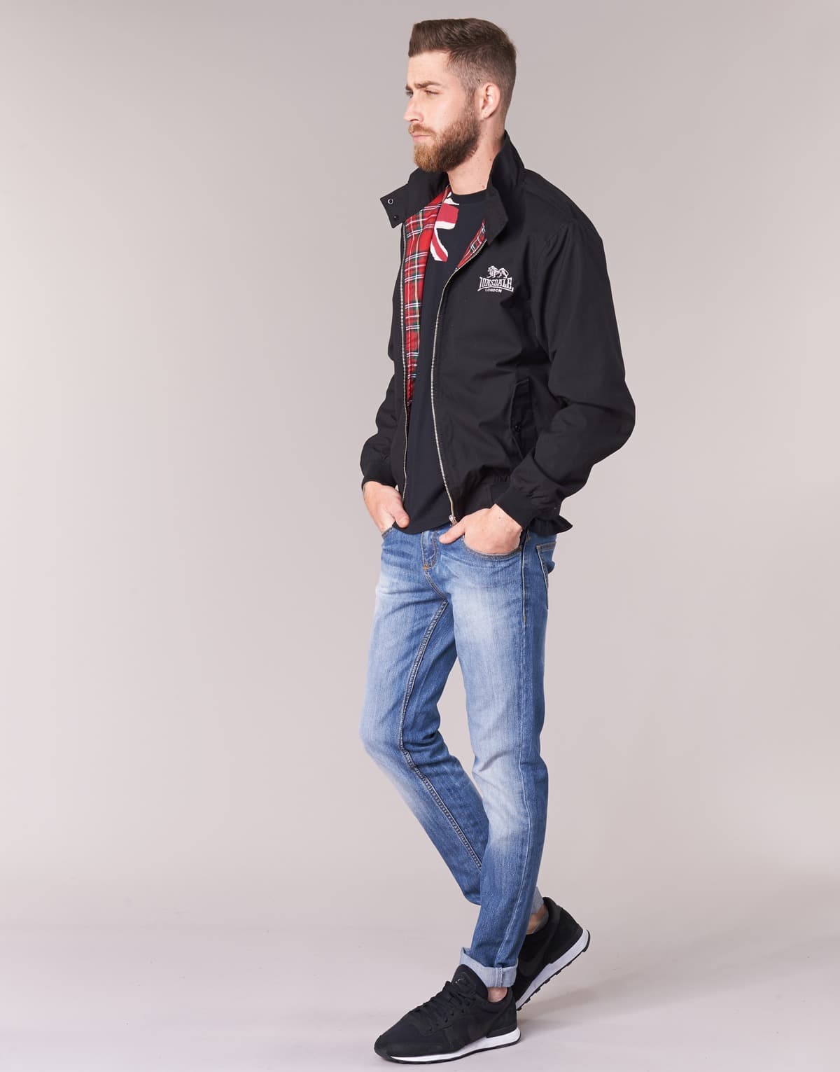 Men's Jackets Lonsdale Black