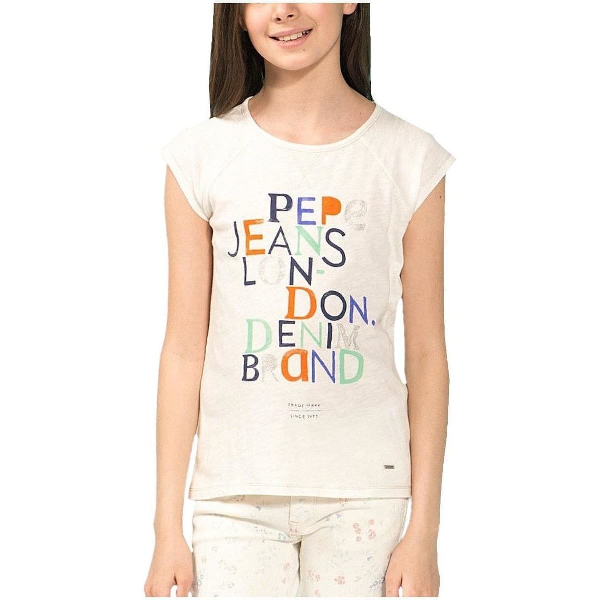 Girls' T-Shirts Pepe Jeans White