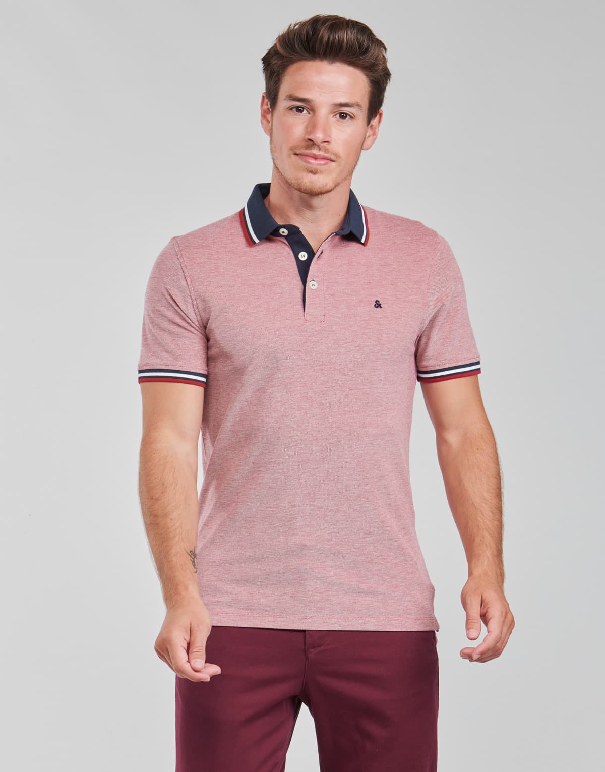 Men's Polo Shirts Jack & Jones Red