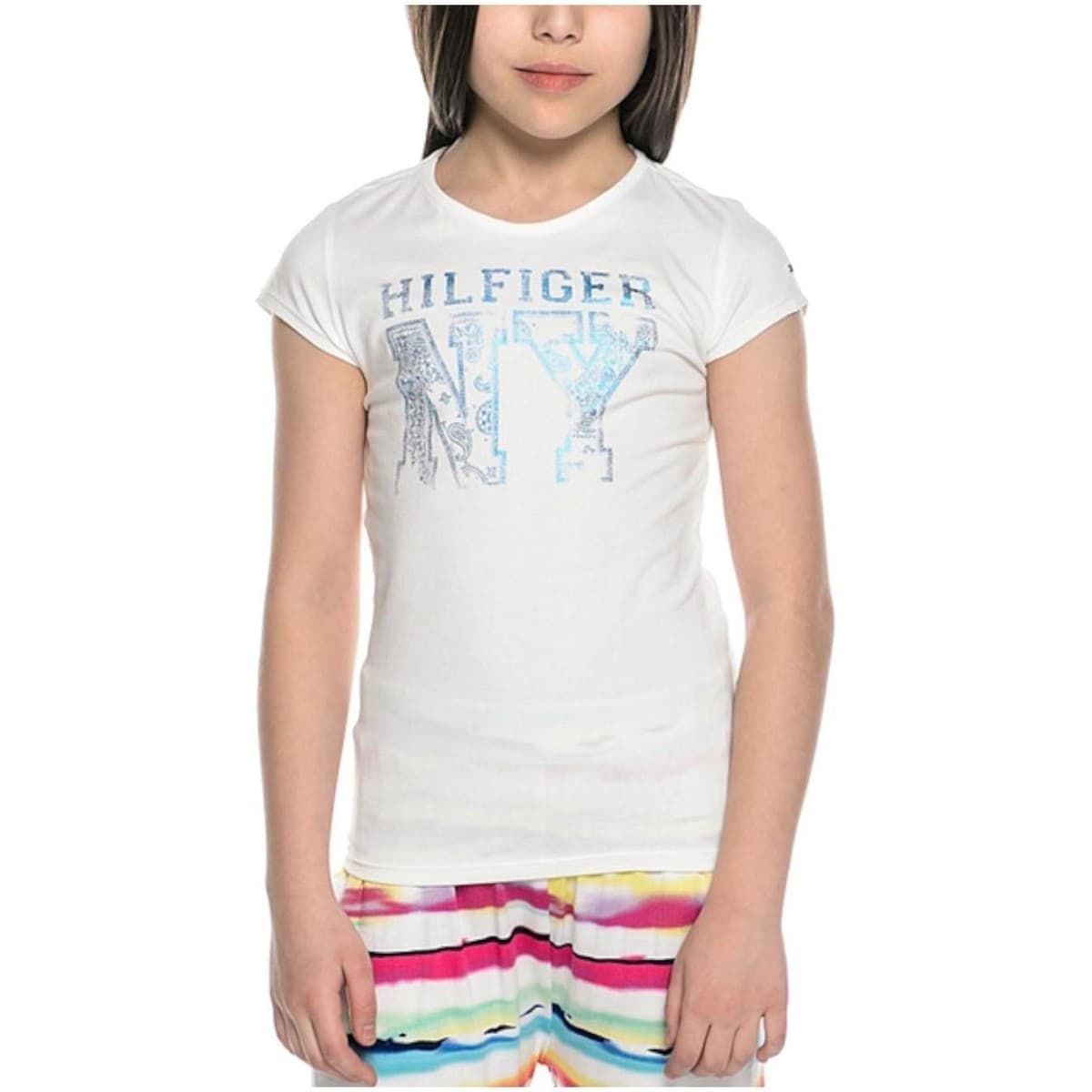 Girls' T-Shirts Tommy Hilfiger White