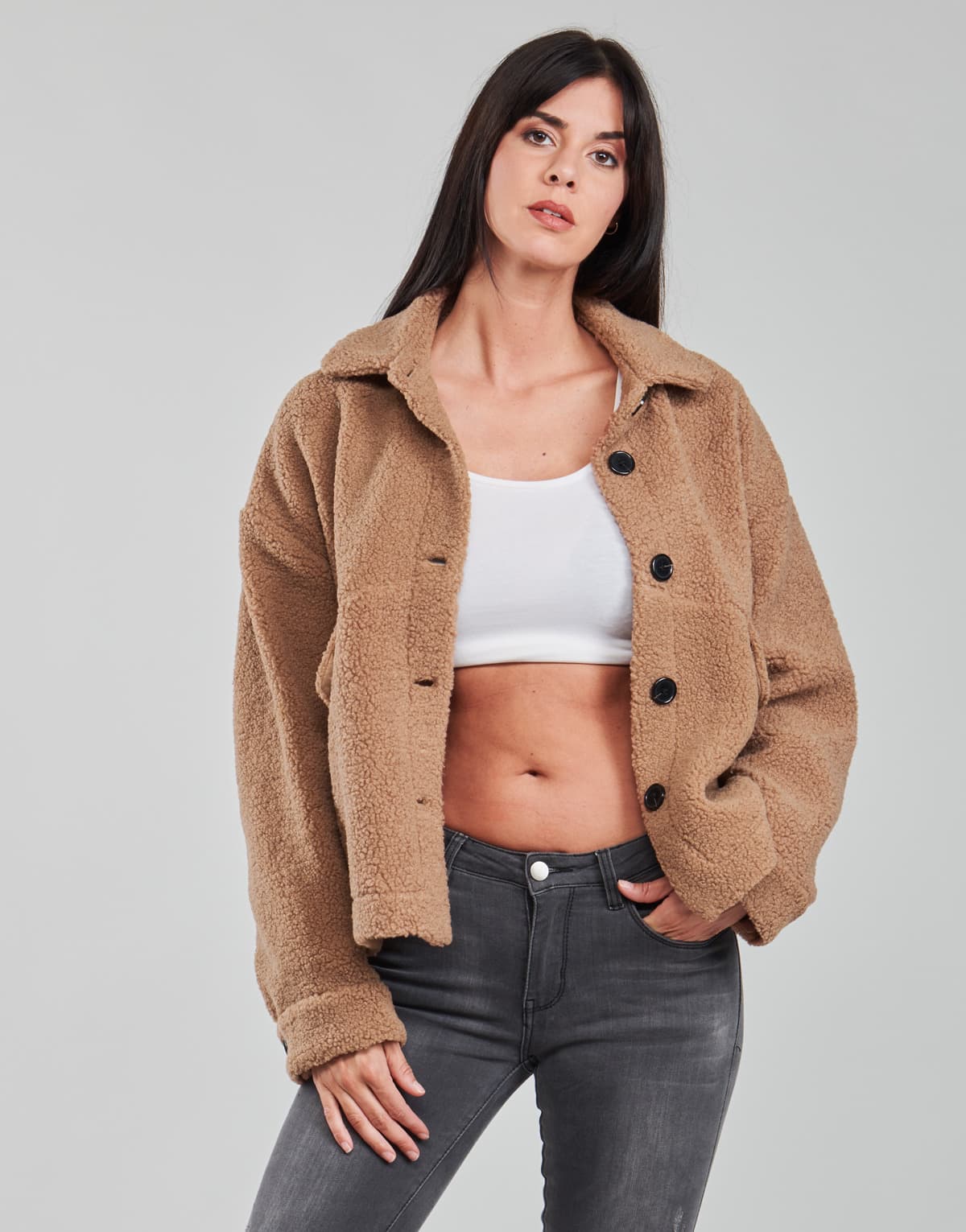 Women's Coats Yurban Brown