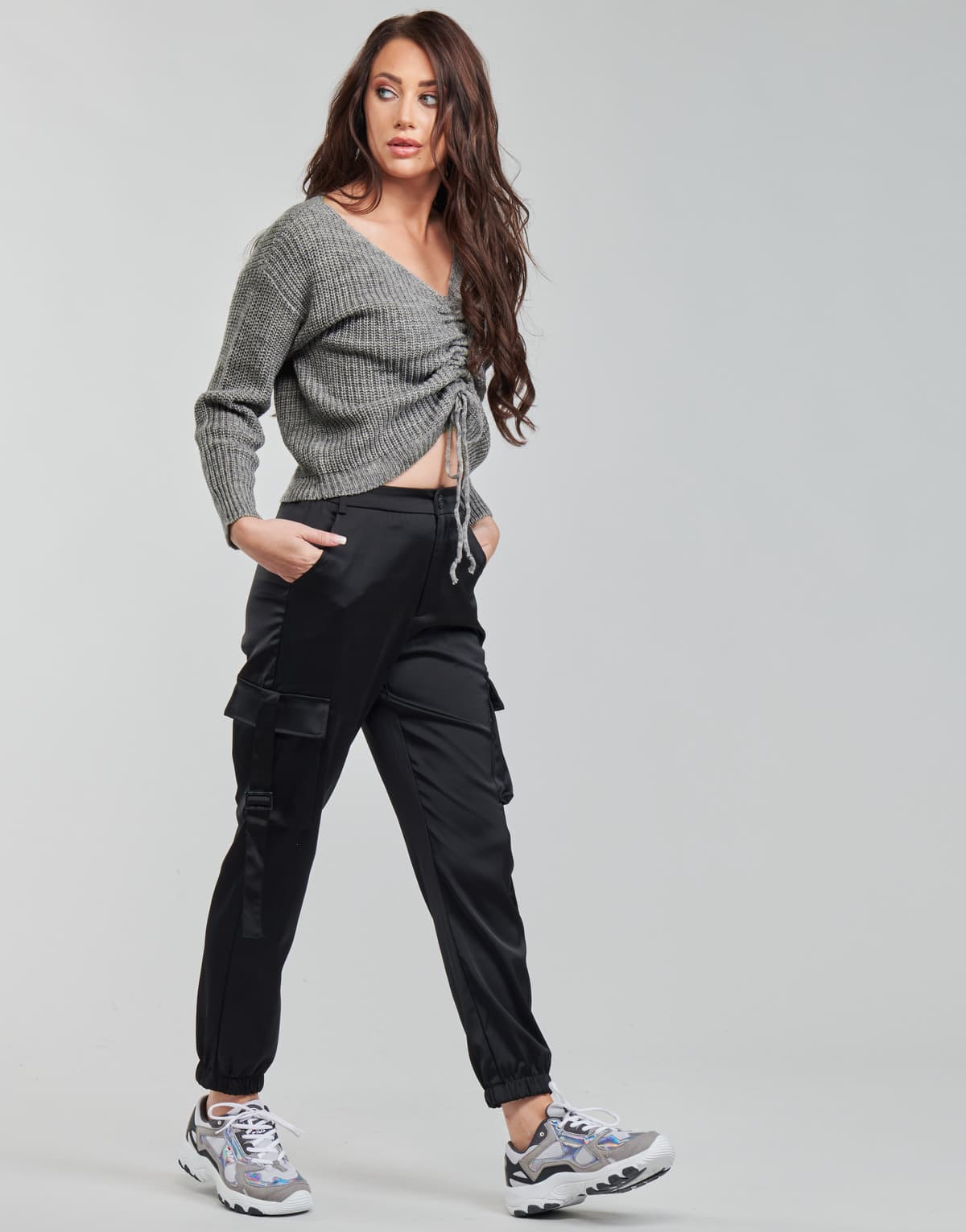 Women's Sweaters Yurban Gray