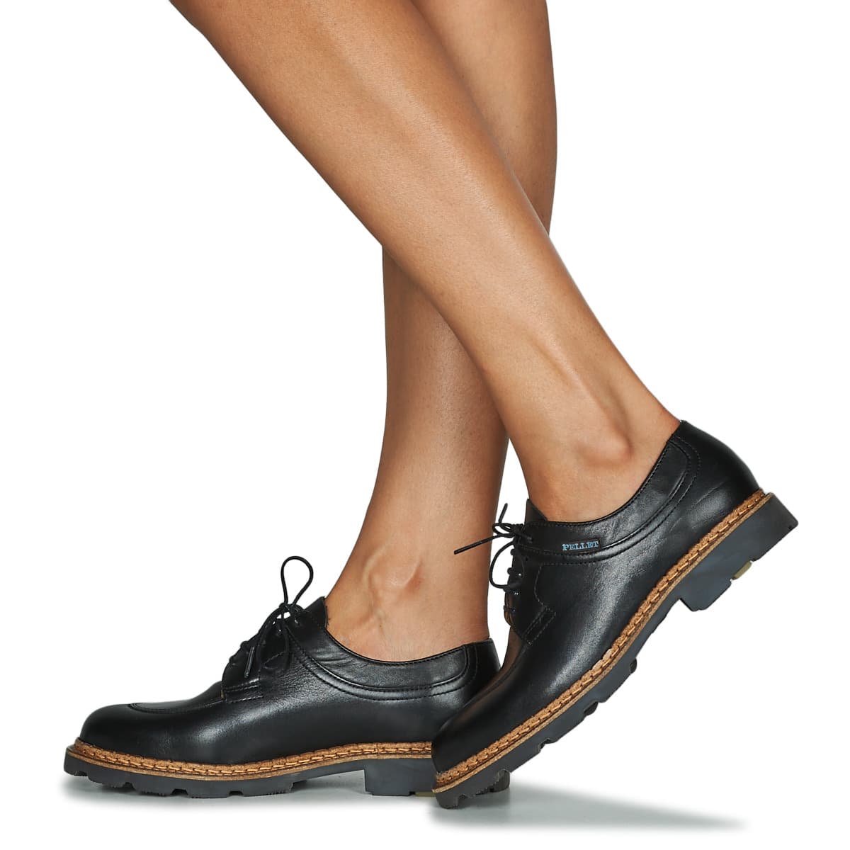 Women's Derby Shoes Pellet Black
