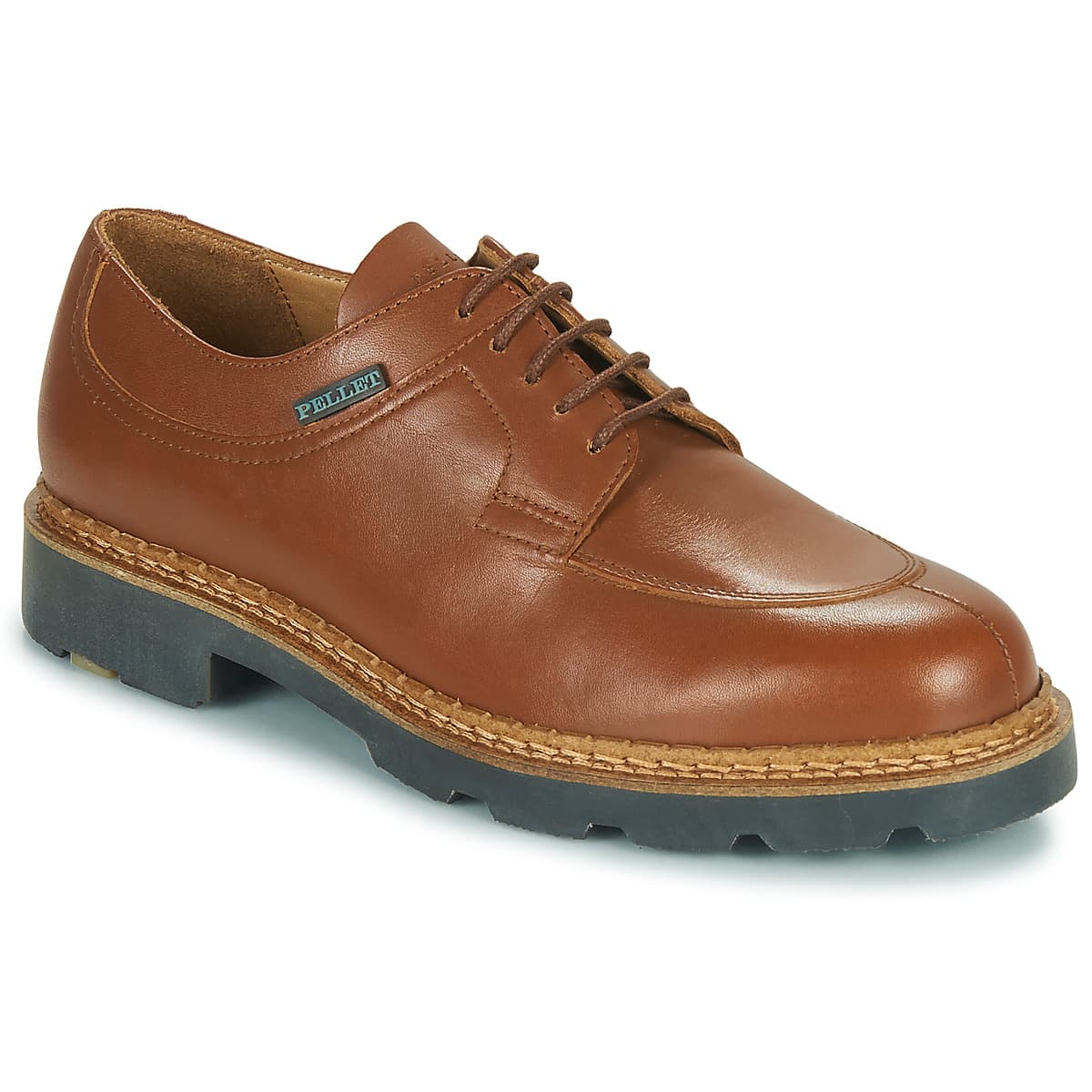 Women's Derby Shoes Pellet Brown
