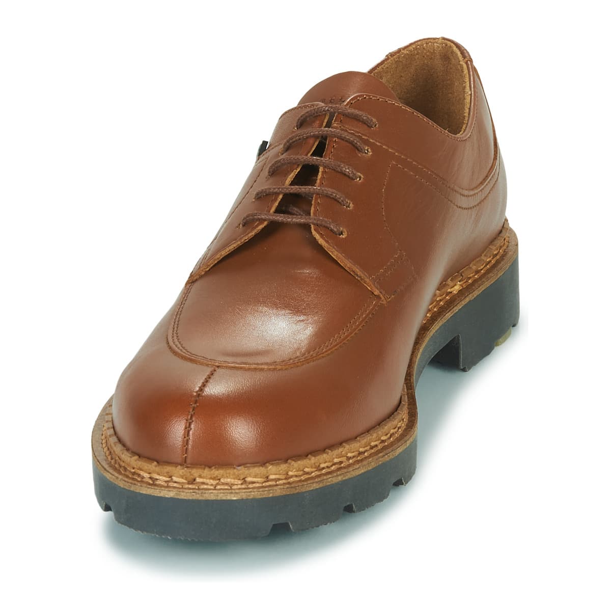Women's Derby Shoes Pellet Brown