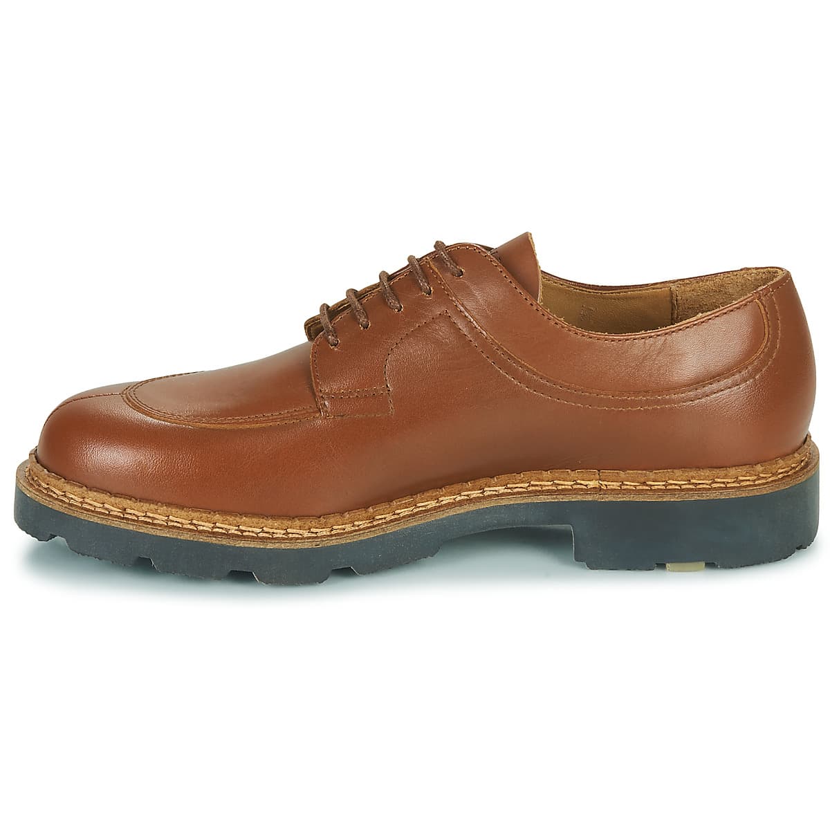 Women's Derby Shoes Pellet Brown