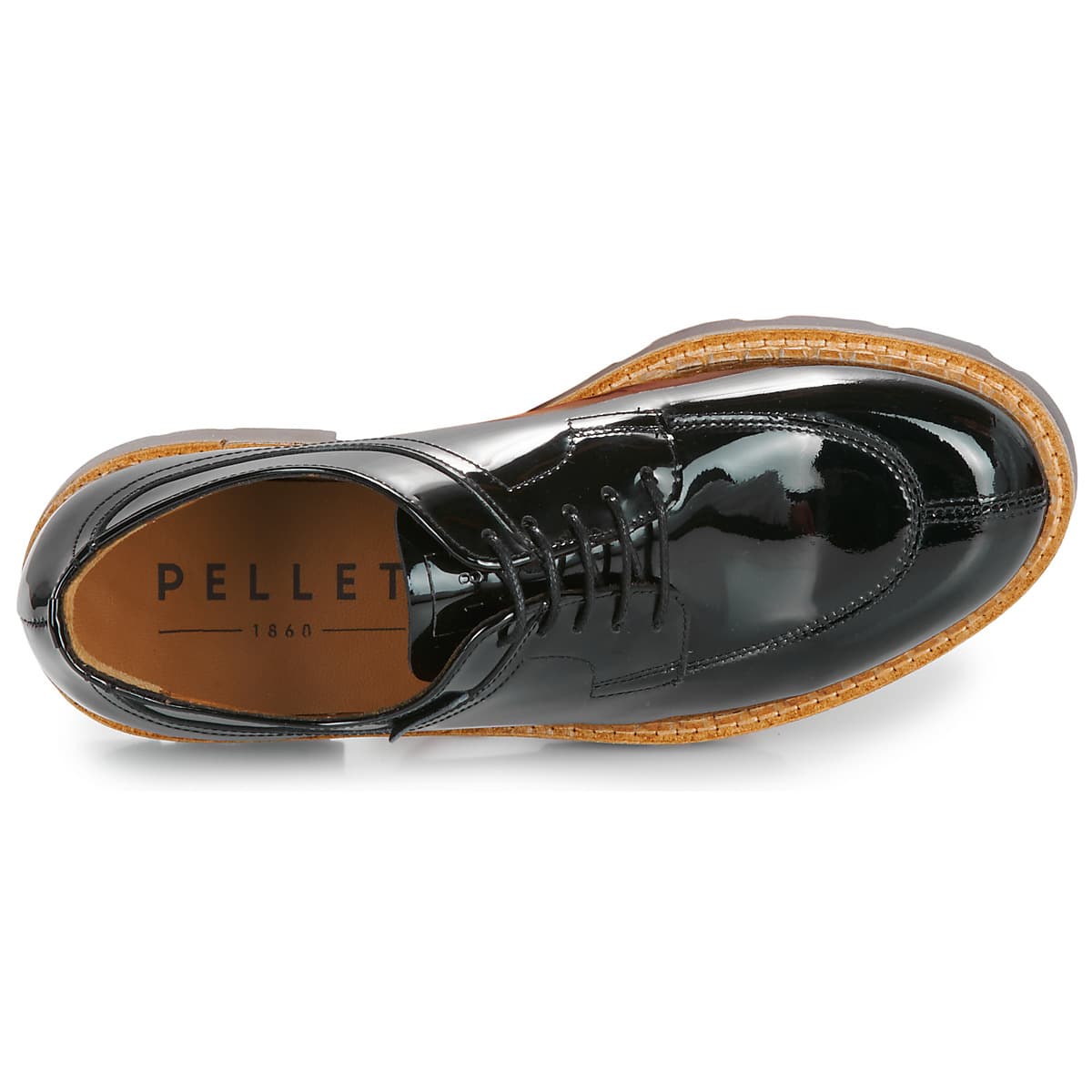 Women's Derby Shoes Pellet Black