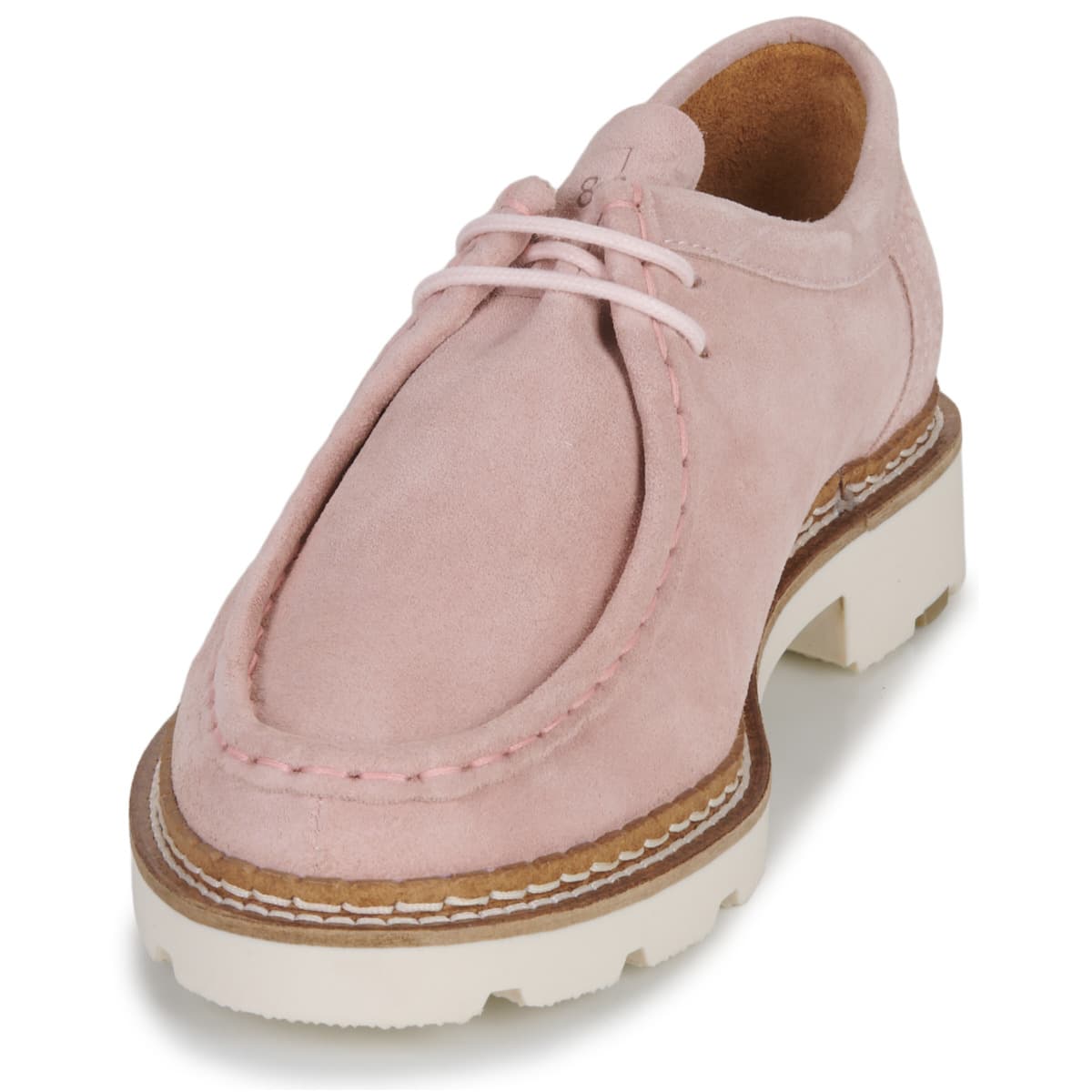 Women's Derby Shoes Pellet Pink