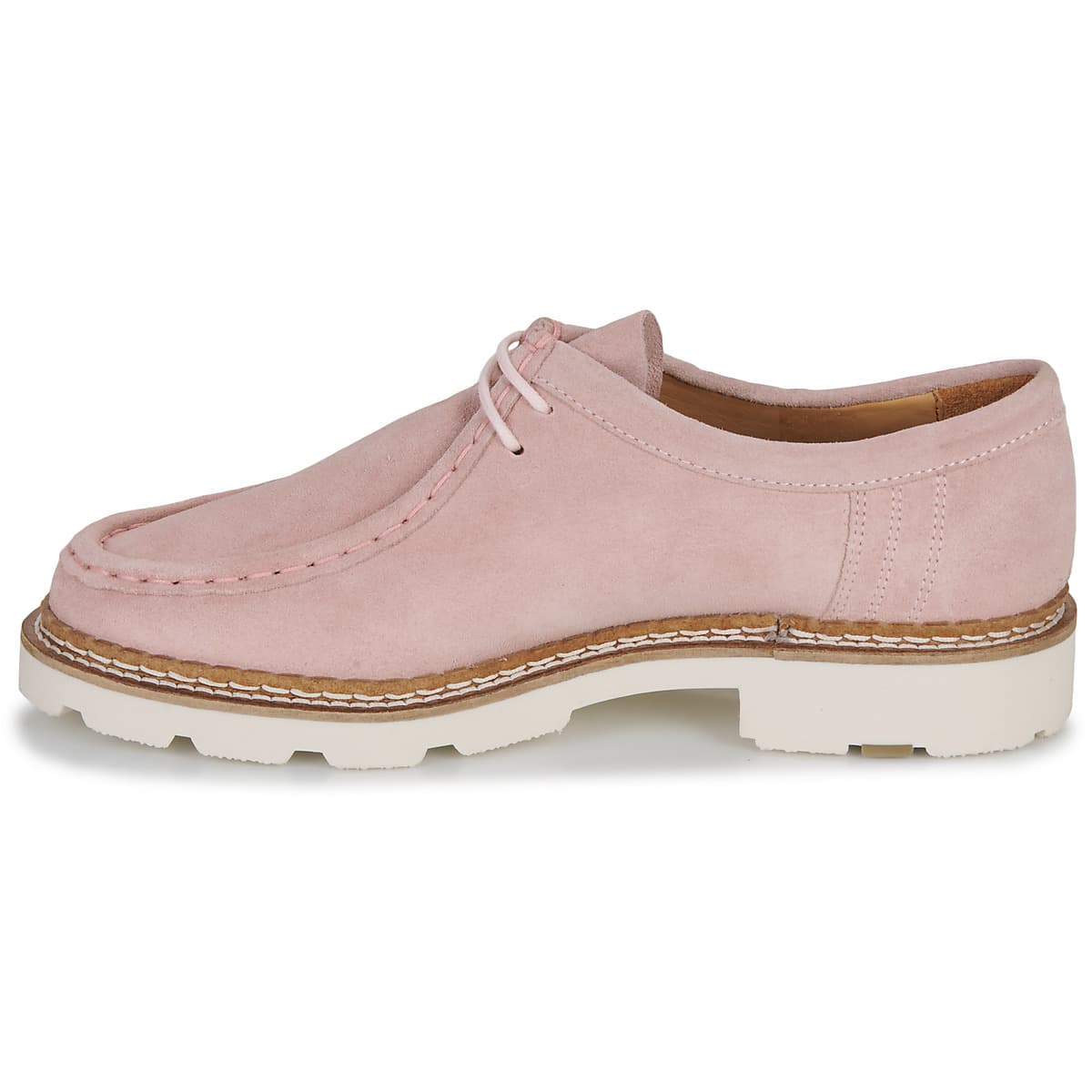 Women's Derby Shoes Pellet Pink