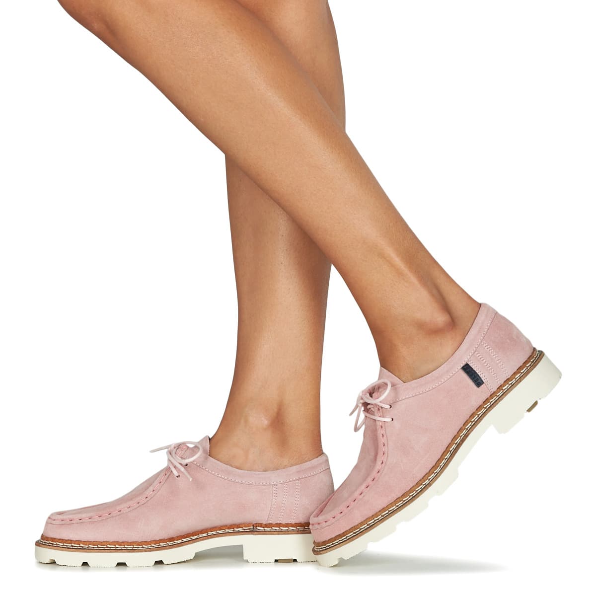 Women's Derby Shoes Pellet Pink
