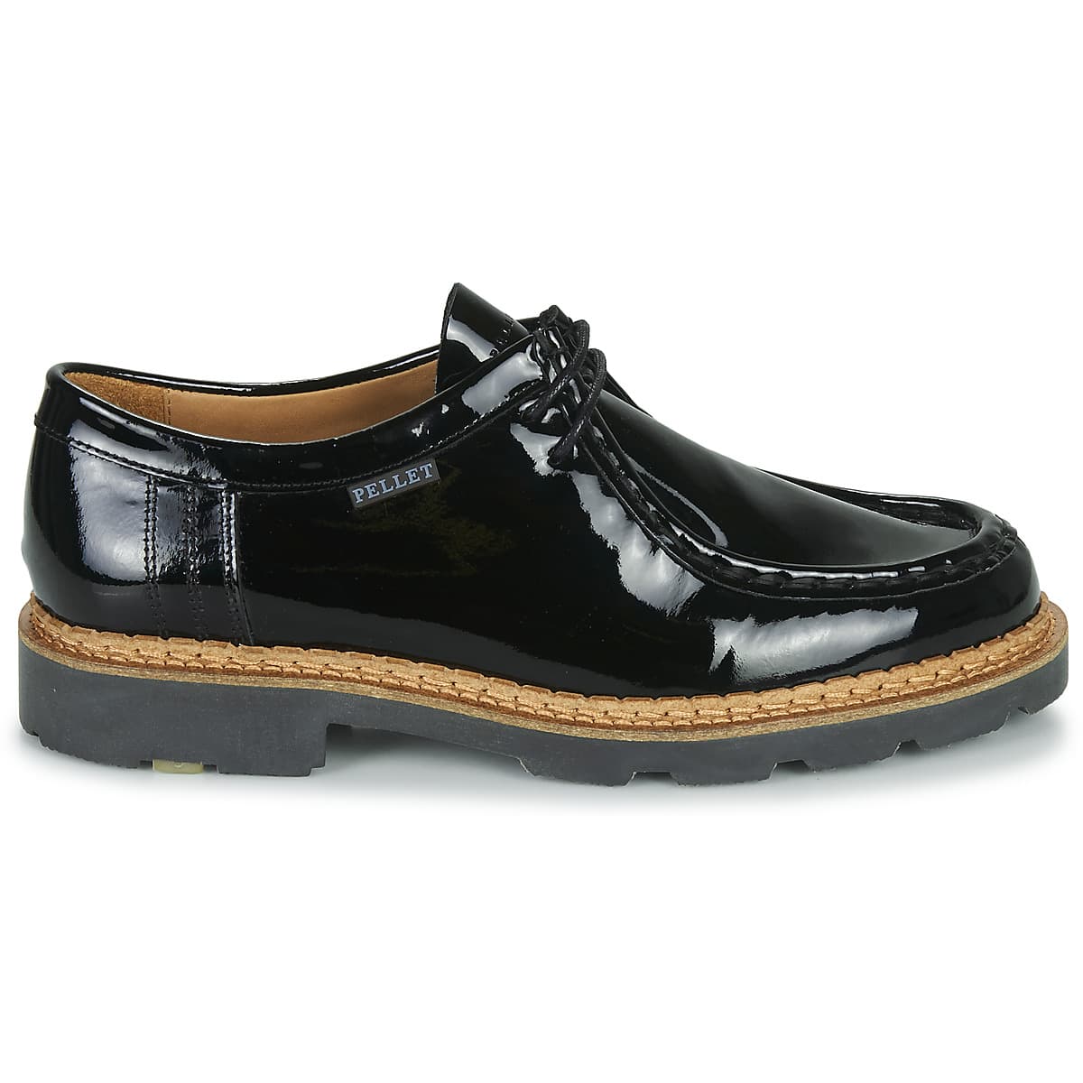 Women's Derby Shoes Pellet Black