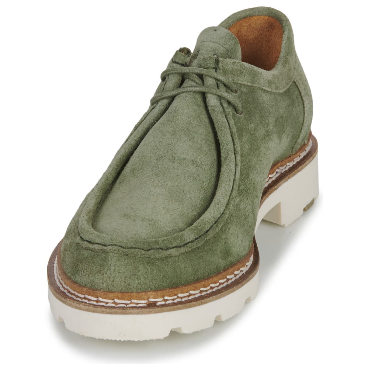 Women's Derby Shoes Pellet Green