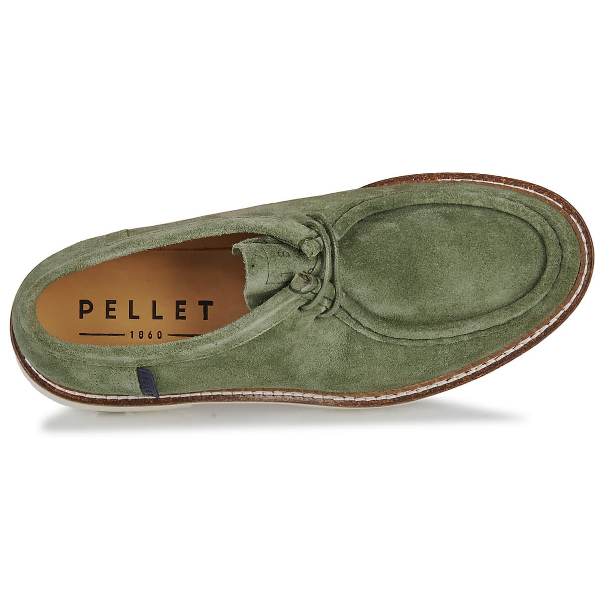 Women's Derby Shoes Pellet Green