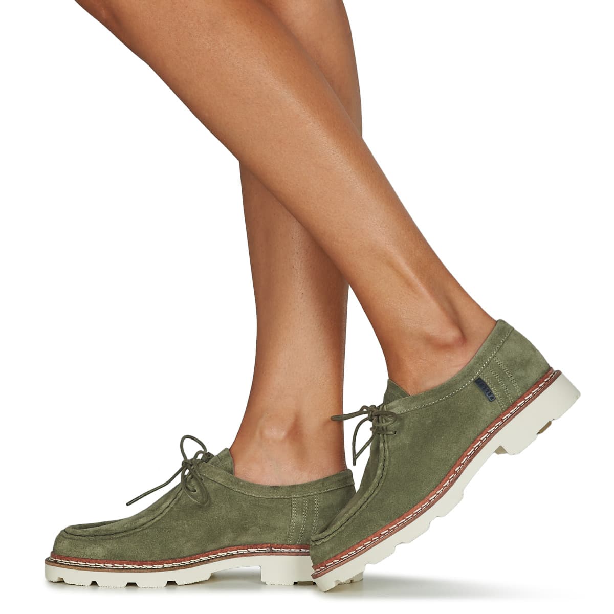 Women's Derby Shoes Pellet Green
