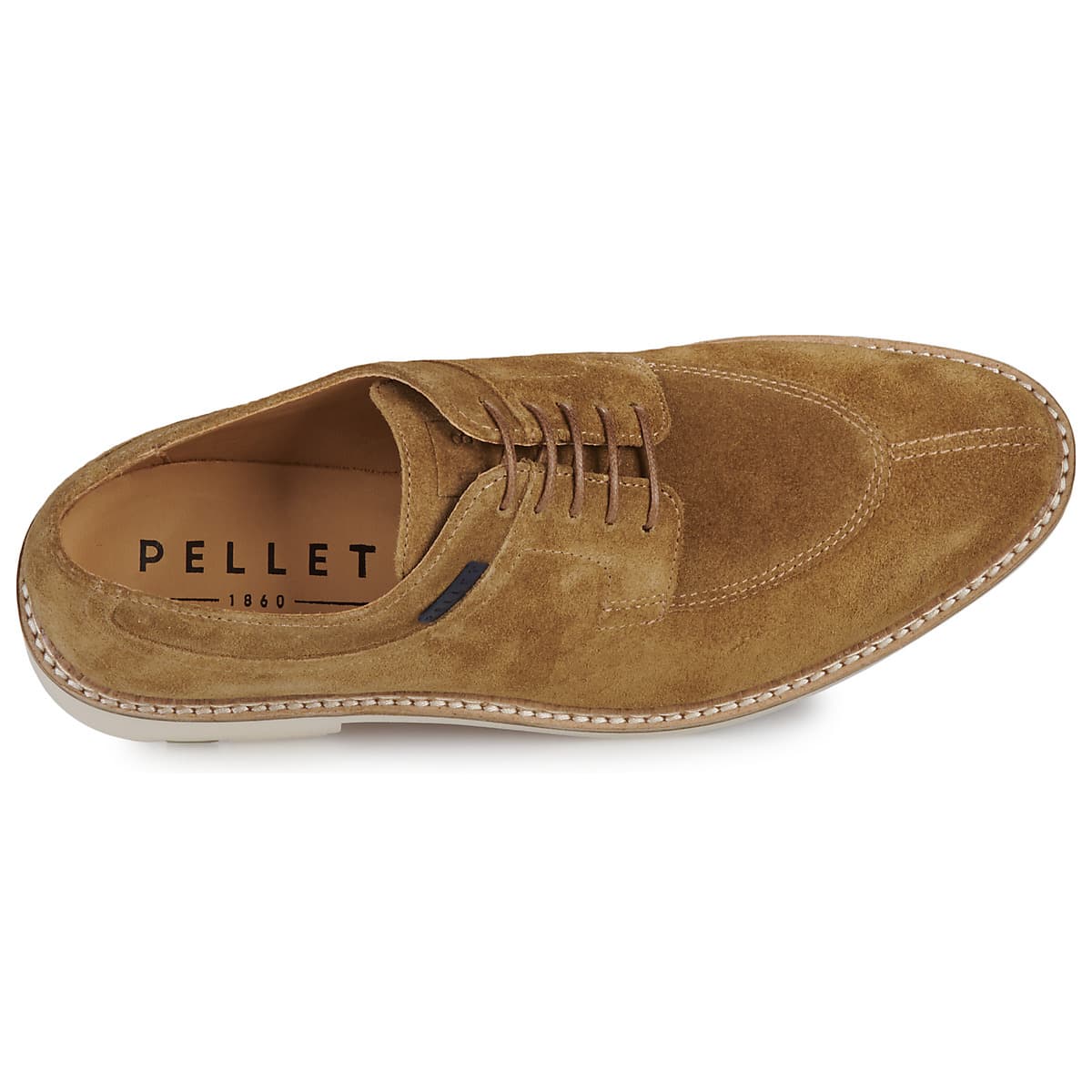 Women's Derby Shoes Pellet Brown