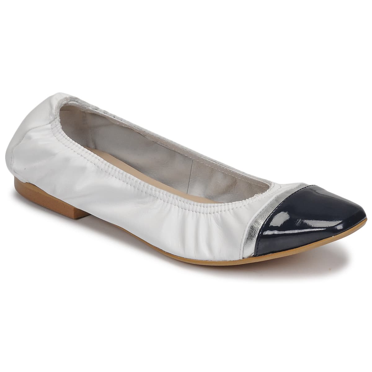Women's Ballet Flats JB Martin White