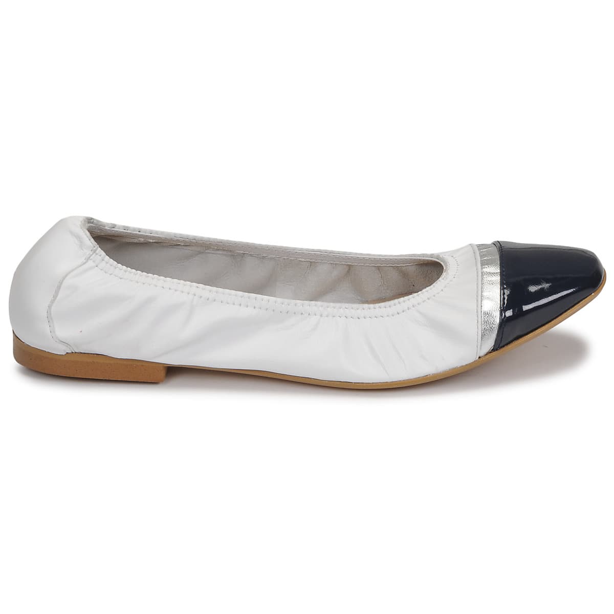 Women's Ballet Flats JB Martin White