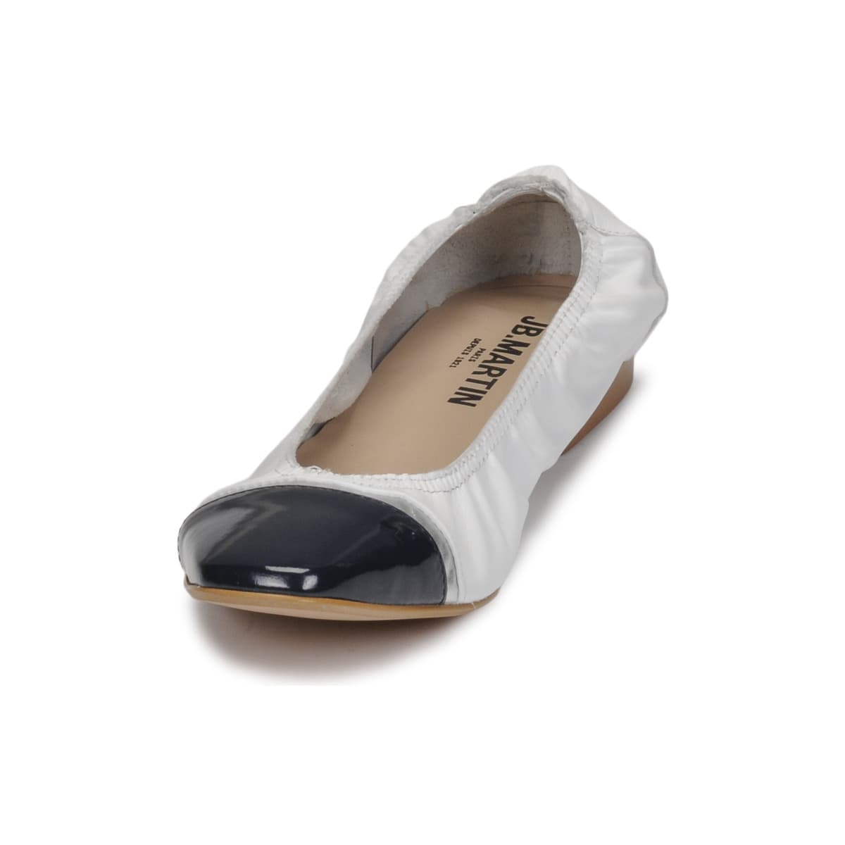 Women's Ballet Flats JB Martin White