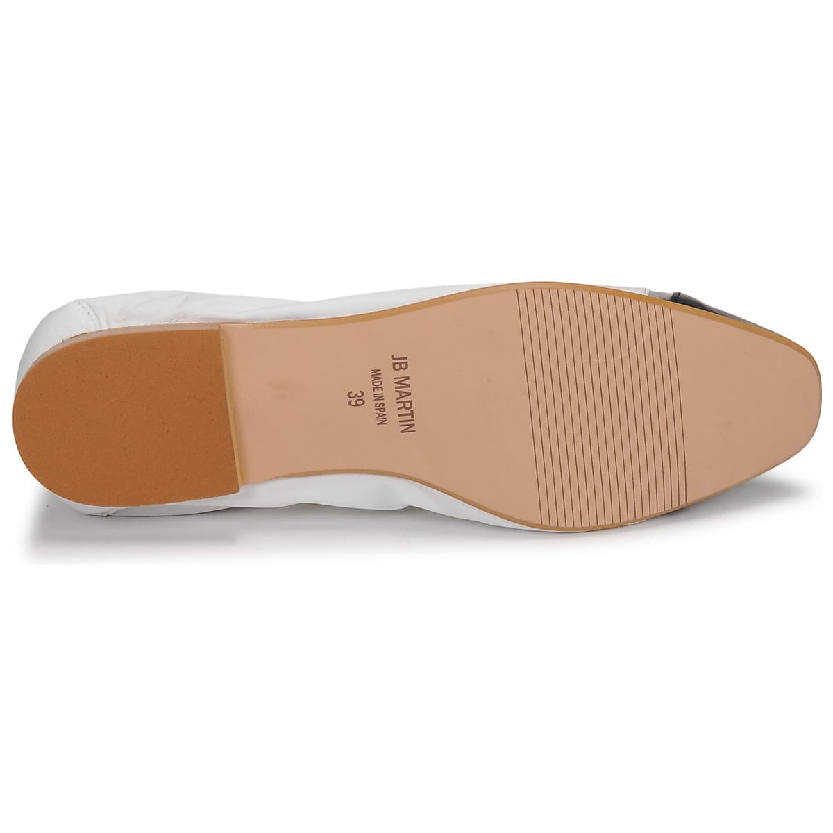 Women's Ballet Flats JB Martin White