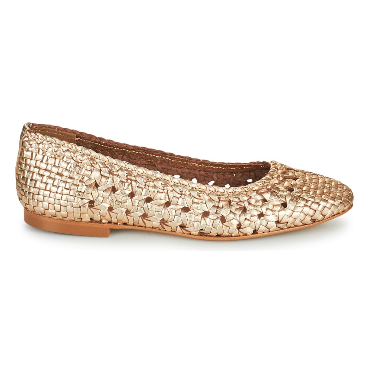 Women's Ballet Flats JB Martin Gold