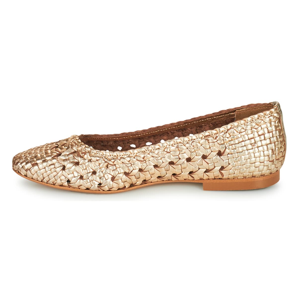 Women's Ballet Flats JB Martin Gold