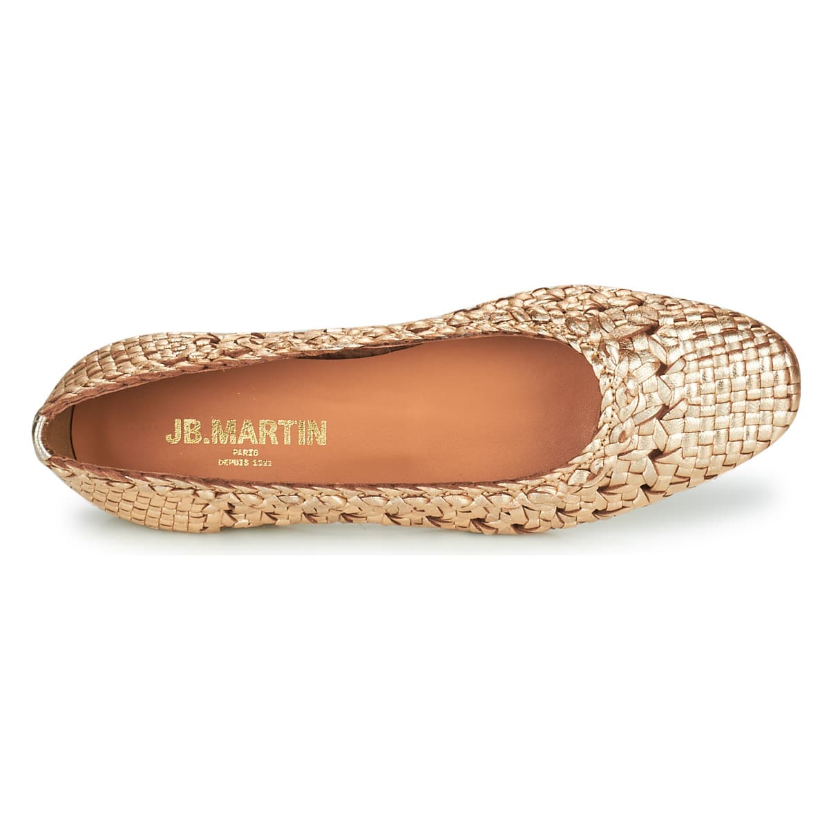 Women's Ballet Flats JB Martin Gold
