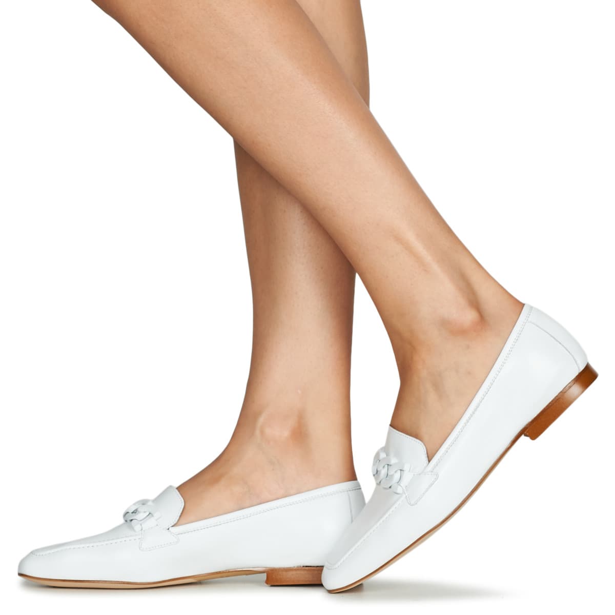 Women's Loafers JB Martin White