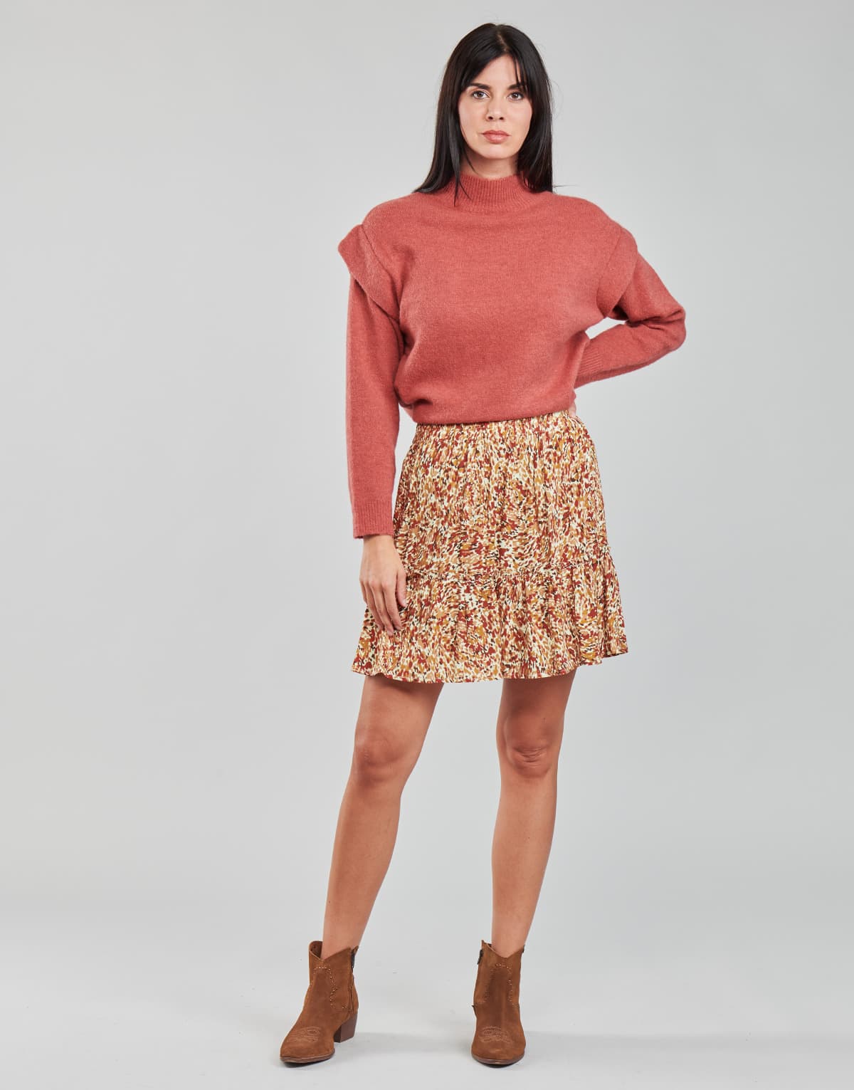 Women's Skirts Betty London Brown